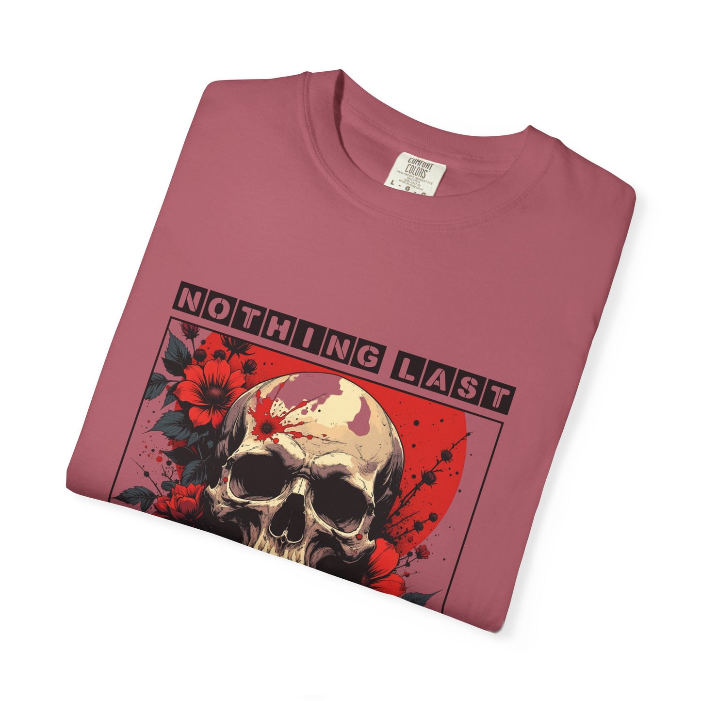 Edgy Skull Graphic T-Shirt - Unique Casual Wear, Unisex Streetwear, Gift for Music Lovers, Halloween Costume, Forever Quote Tee