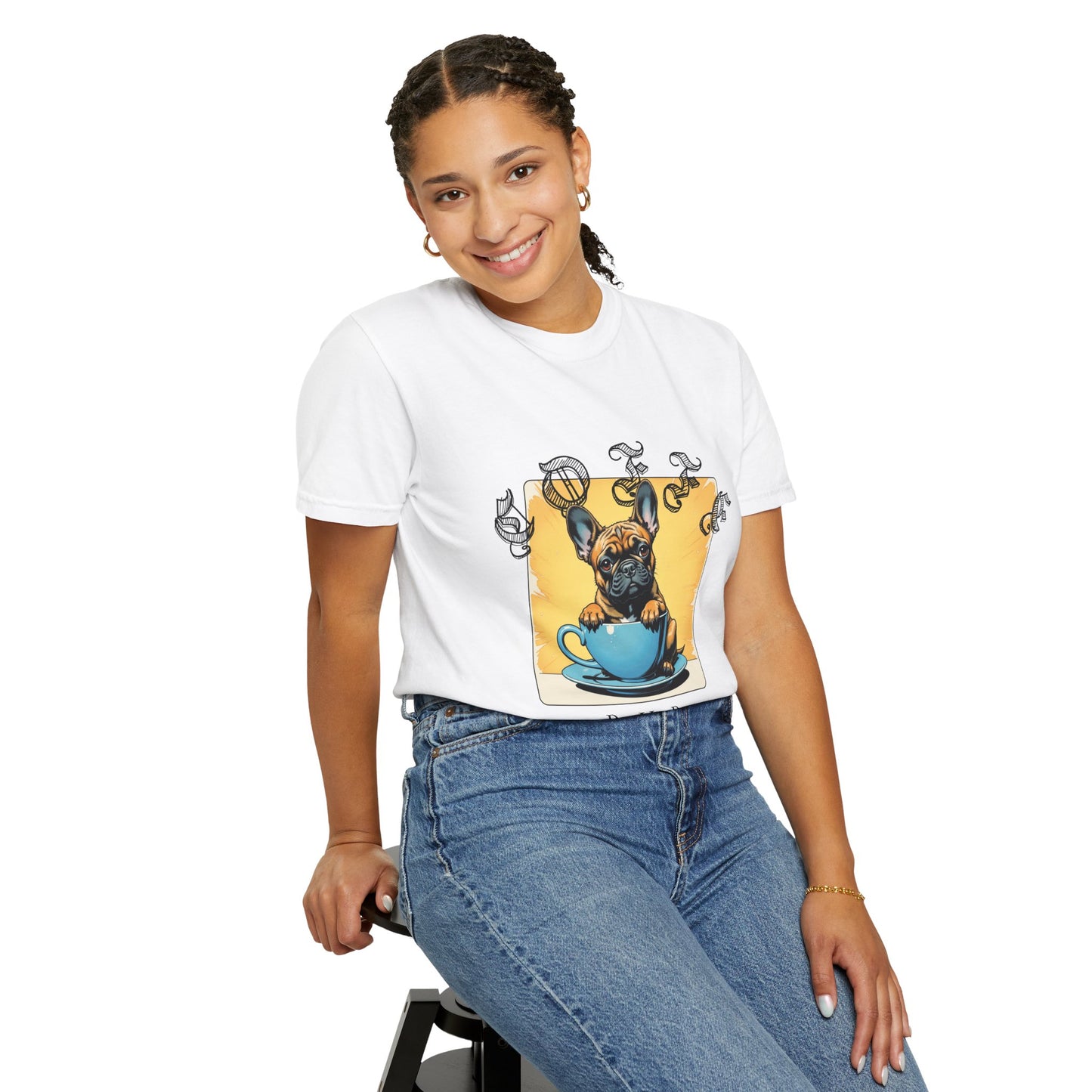 Playful Pup Unisex Garment-Dyed T-Shirt