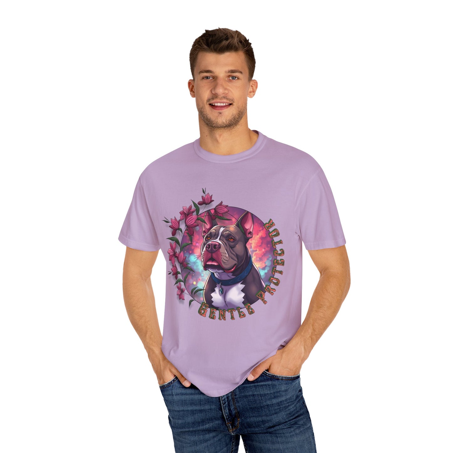 Gentle Protector T-shirt, Dog Lover Gift, Animal Rescue Tee, Pet Awareness Shirt, Mother's Day Present, Casual Everyday Wear