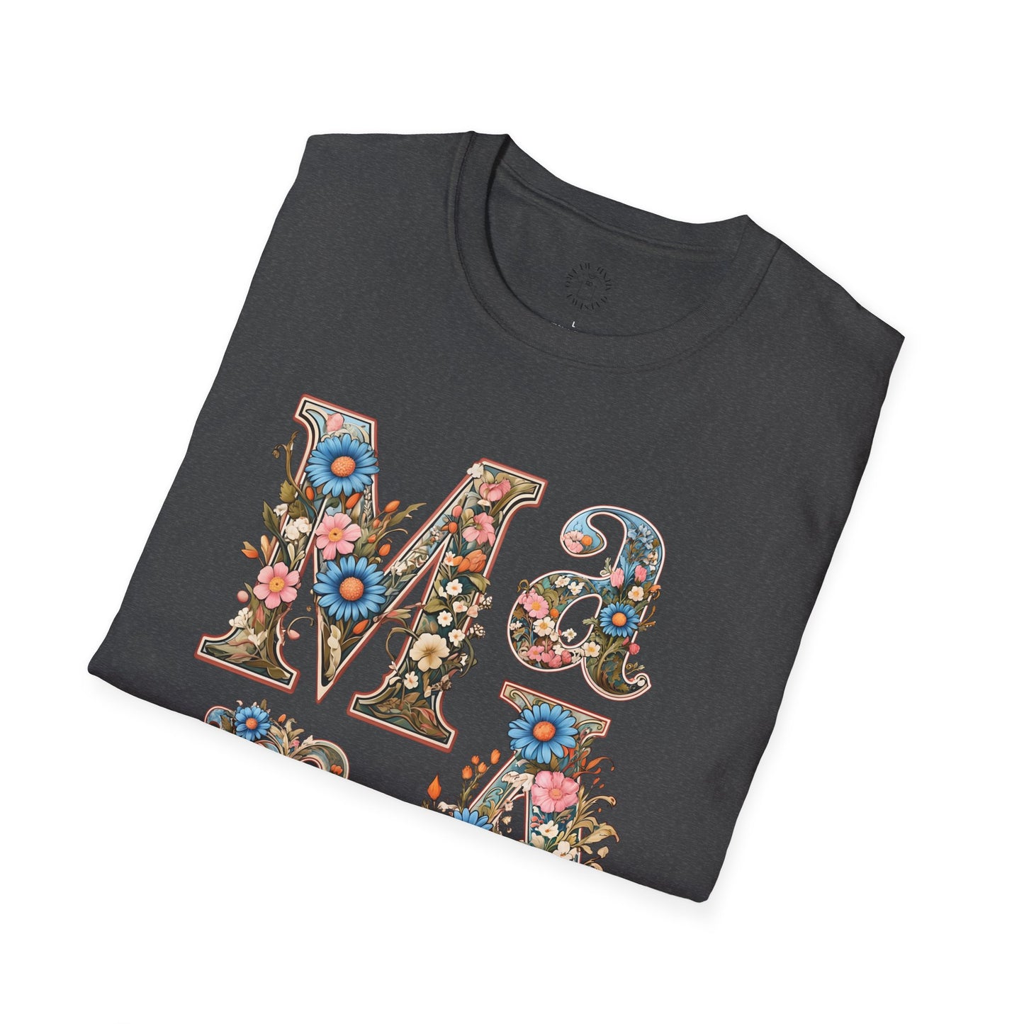 Floral Mama Unisex T-Shirt, Softstyle Tee, Casual Wear, Gift for Mother day,mama