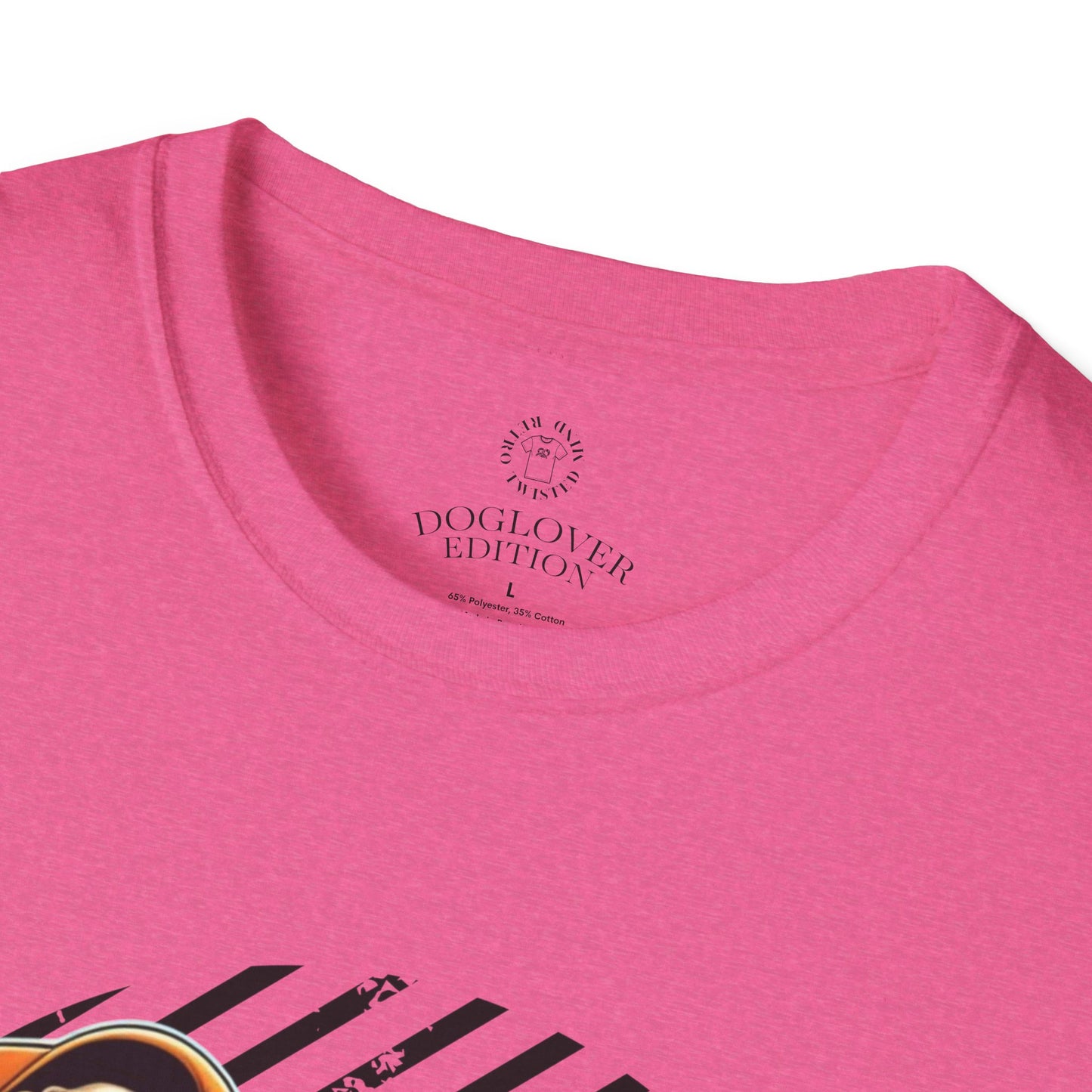Unisex Softstyle T-Shirt - Pure Love Pitbull Graphic Tee