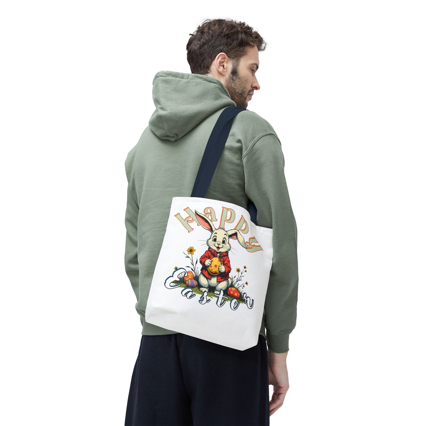 Easter Bunny Tote Bag - Celebrate Spring with Style, happe easter, bunny