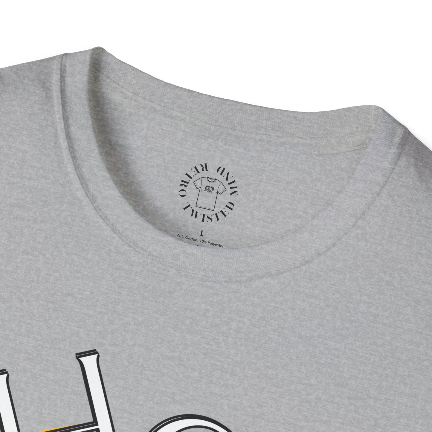 Hello Skull Graphic Unisex Softstyle T-Shirt - Edgy Streetwear Tee,scull