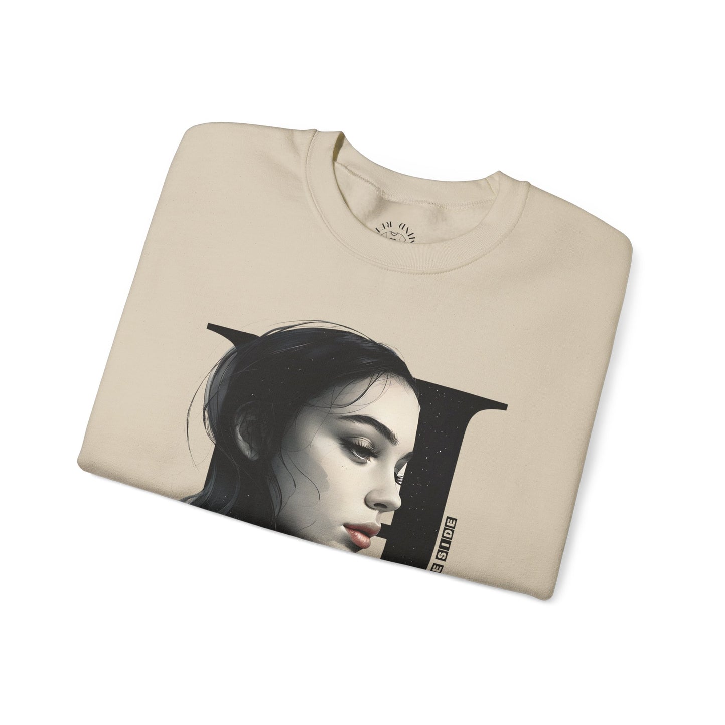 Letter H, Stylish Artistic Sweatshirt, Trendy Crewneck, Graphic Sweater, Cozy Unisex Top, Unique Gift for Art Lovers, Everyday Comfort