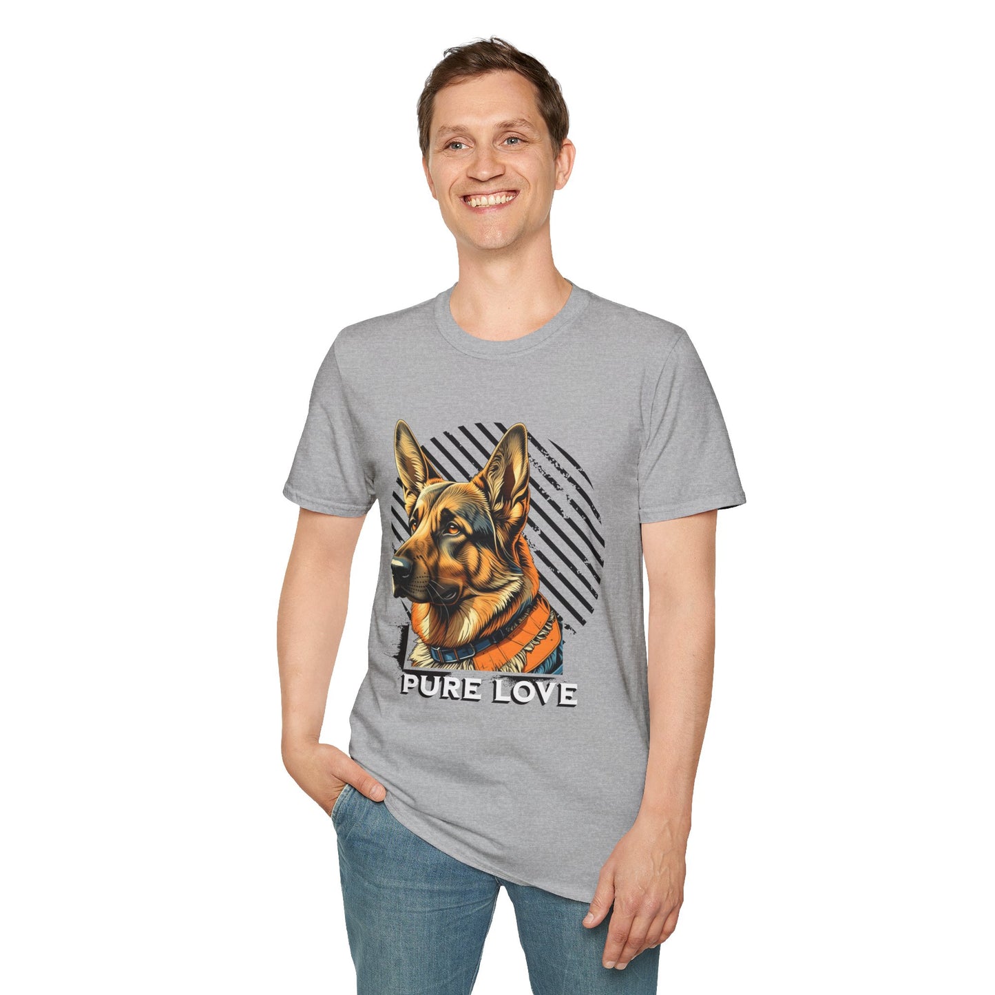 Pure Love Dog Graphic Unisex T-Shirt