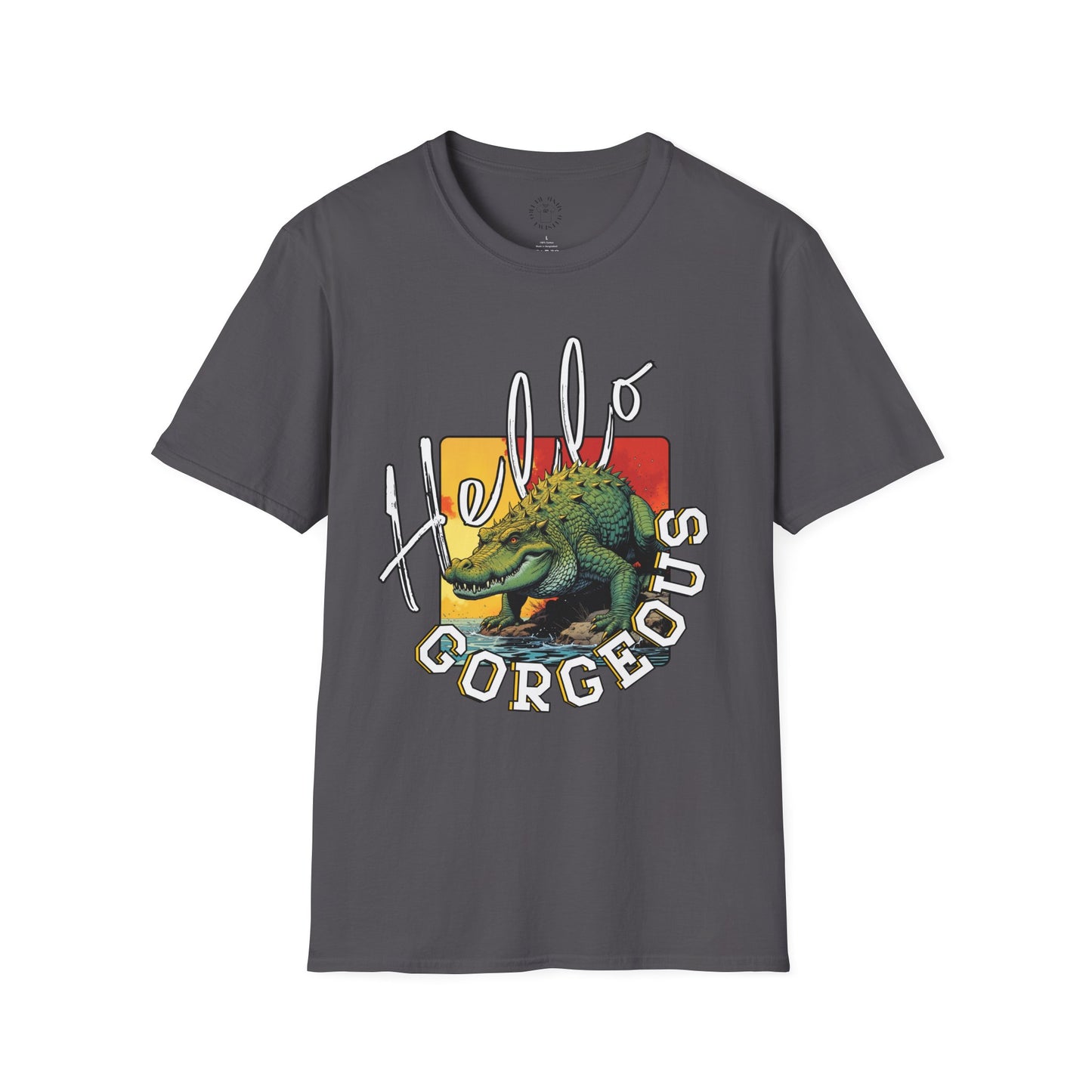 Hello Gorgeous Unisex Softstyle T-Shirt – Fun and Casual Graphic Tee,florida,gator,