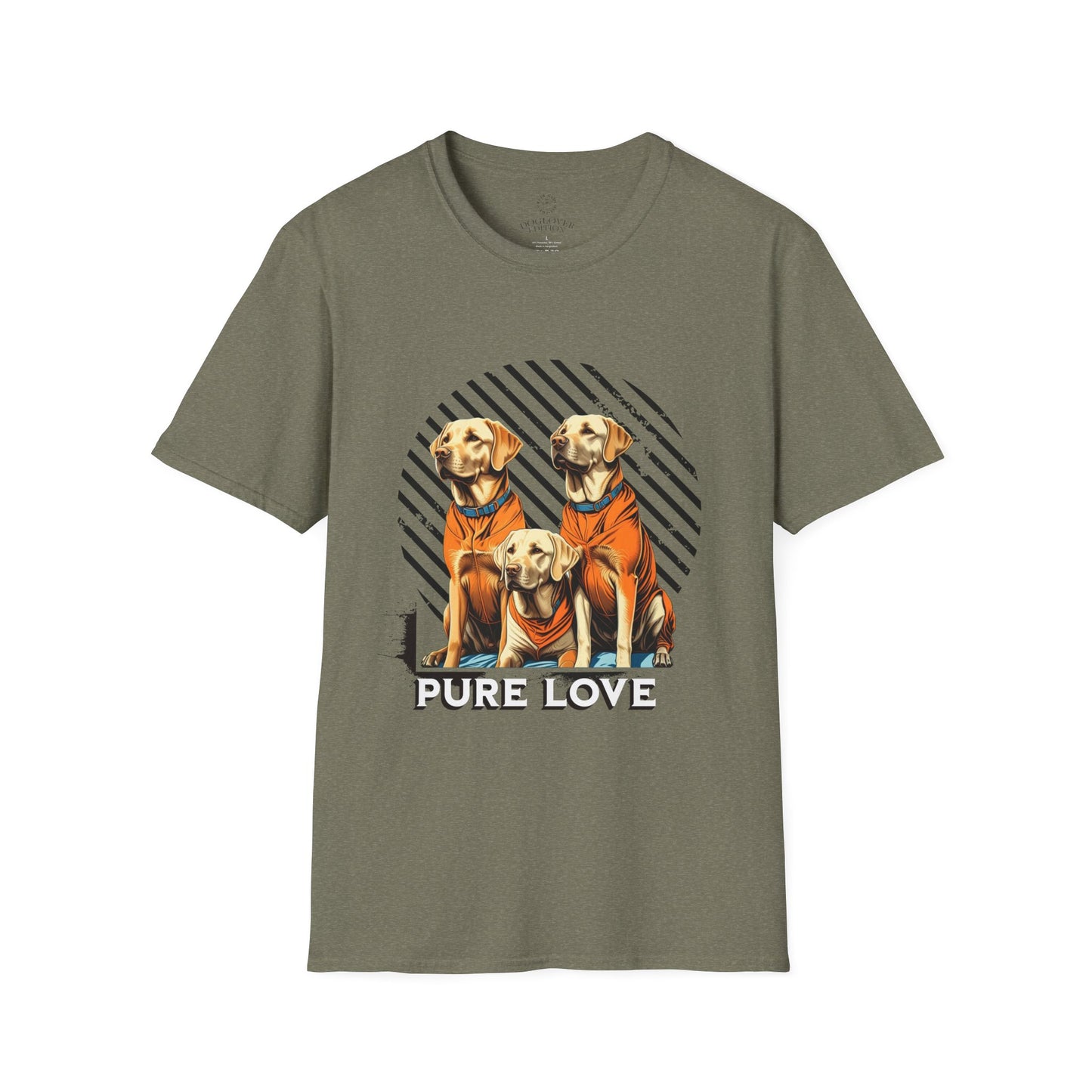 Pure Love Dogs Unisex Softstyle T-Shirt - Perfect Gift for Dog Lovers