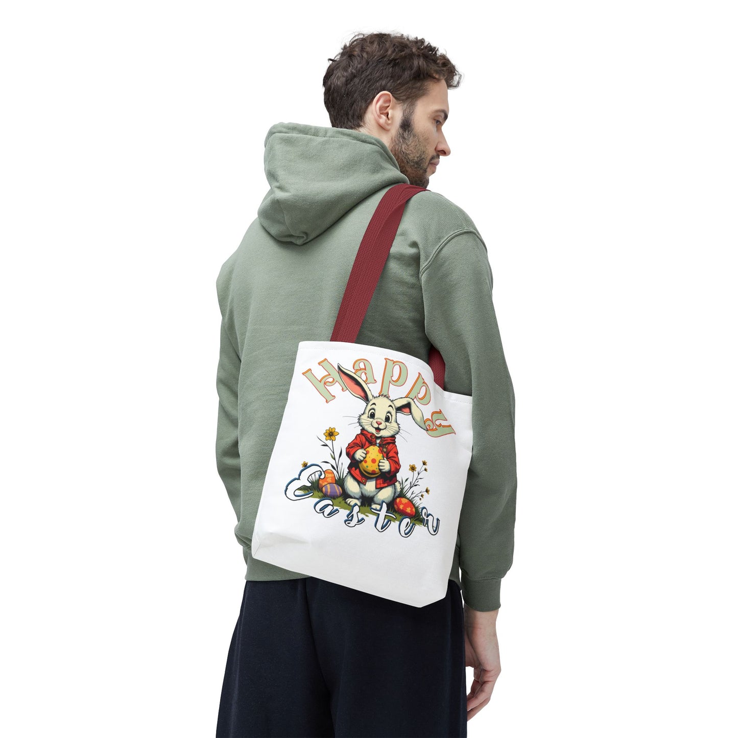 Easter Bunny Tote Bag - Celebrate Spring with Style, happe easter, bunny