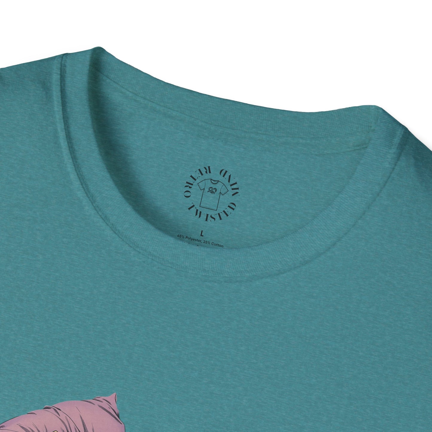 Follow your dream,Go Back to Bed Unisex Softstyle T-Shirt - Sleepy Vibe Tee,