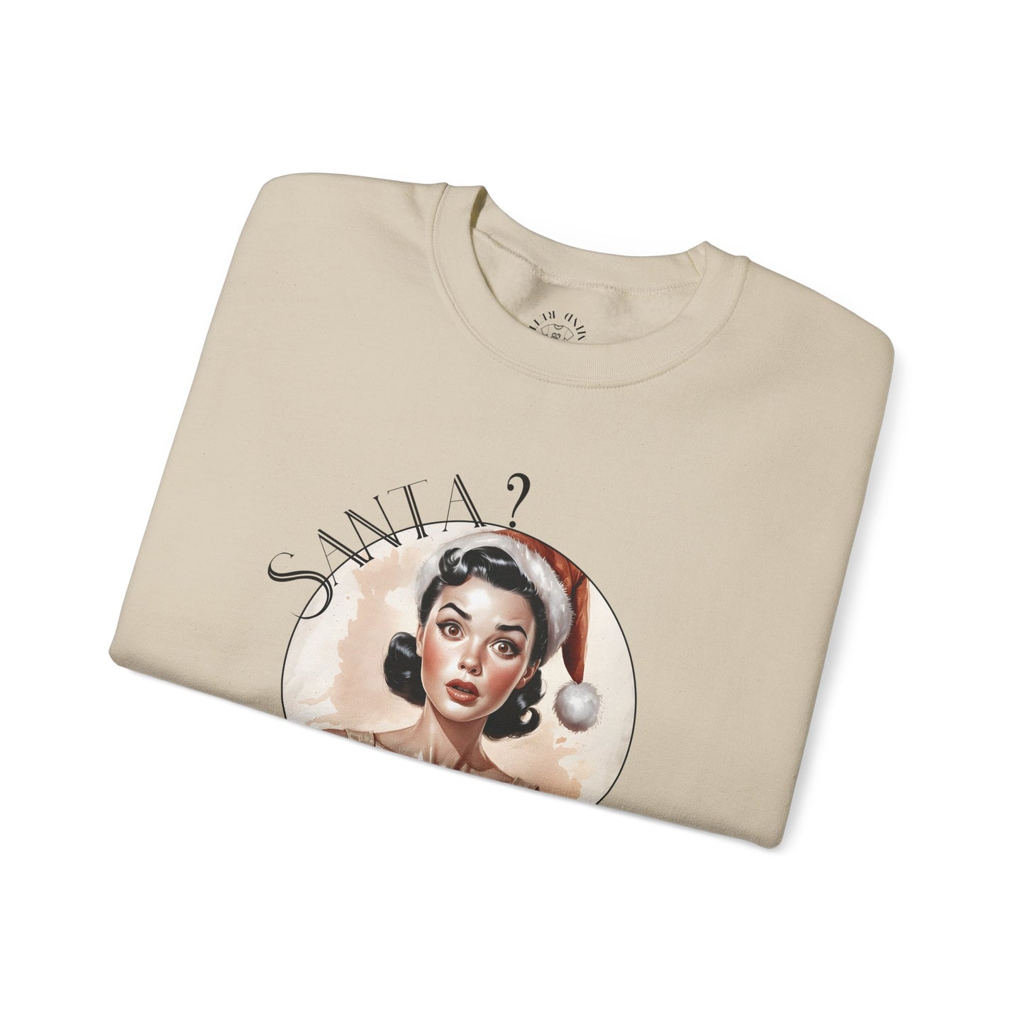 Funny Cookie Lover Sweatshirt - Retro Design - Santa? Christmas