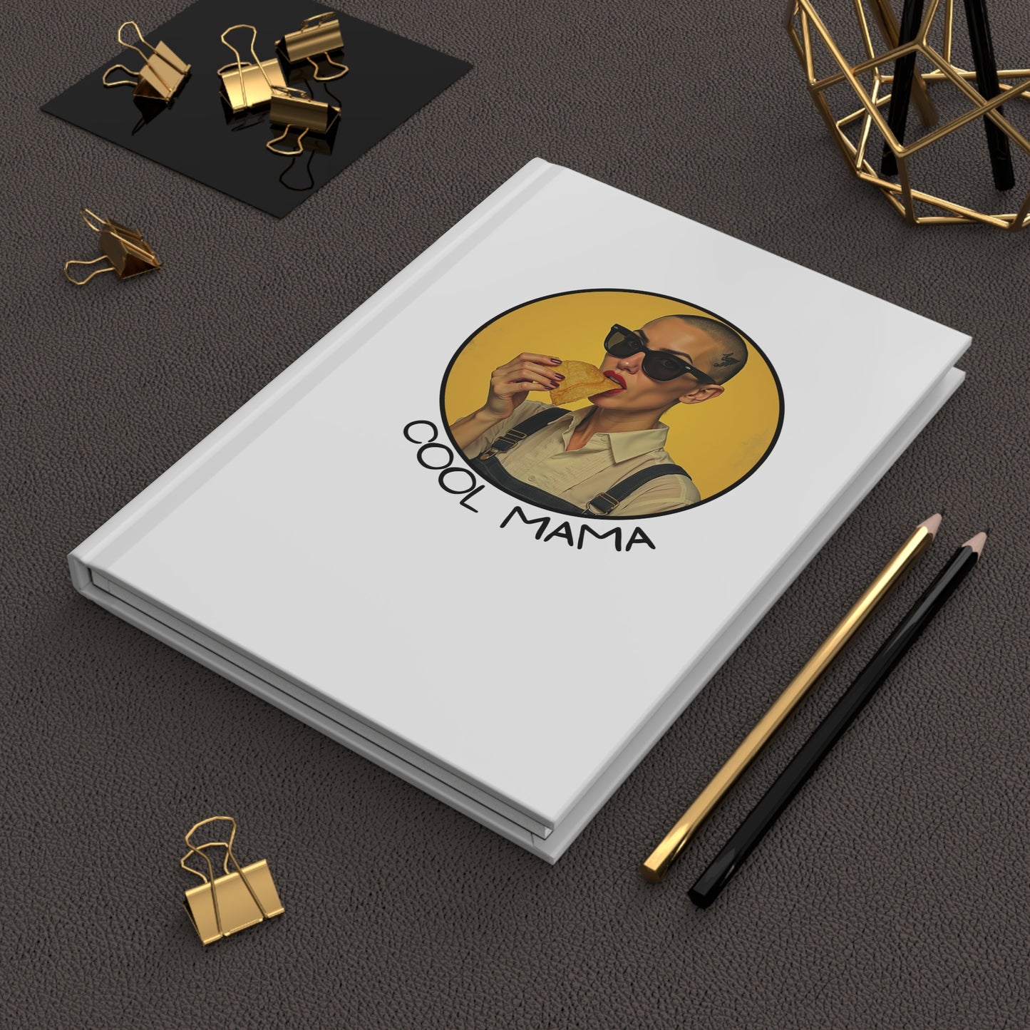 Cool Mama Hardcover Journal - Fun Gift for Moms, Inspirational Notebook, Unique Journal, Stylish Planner, Mother's Day Gift