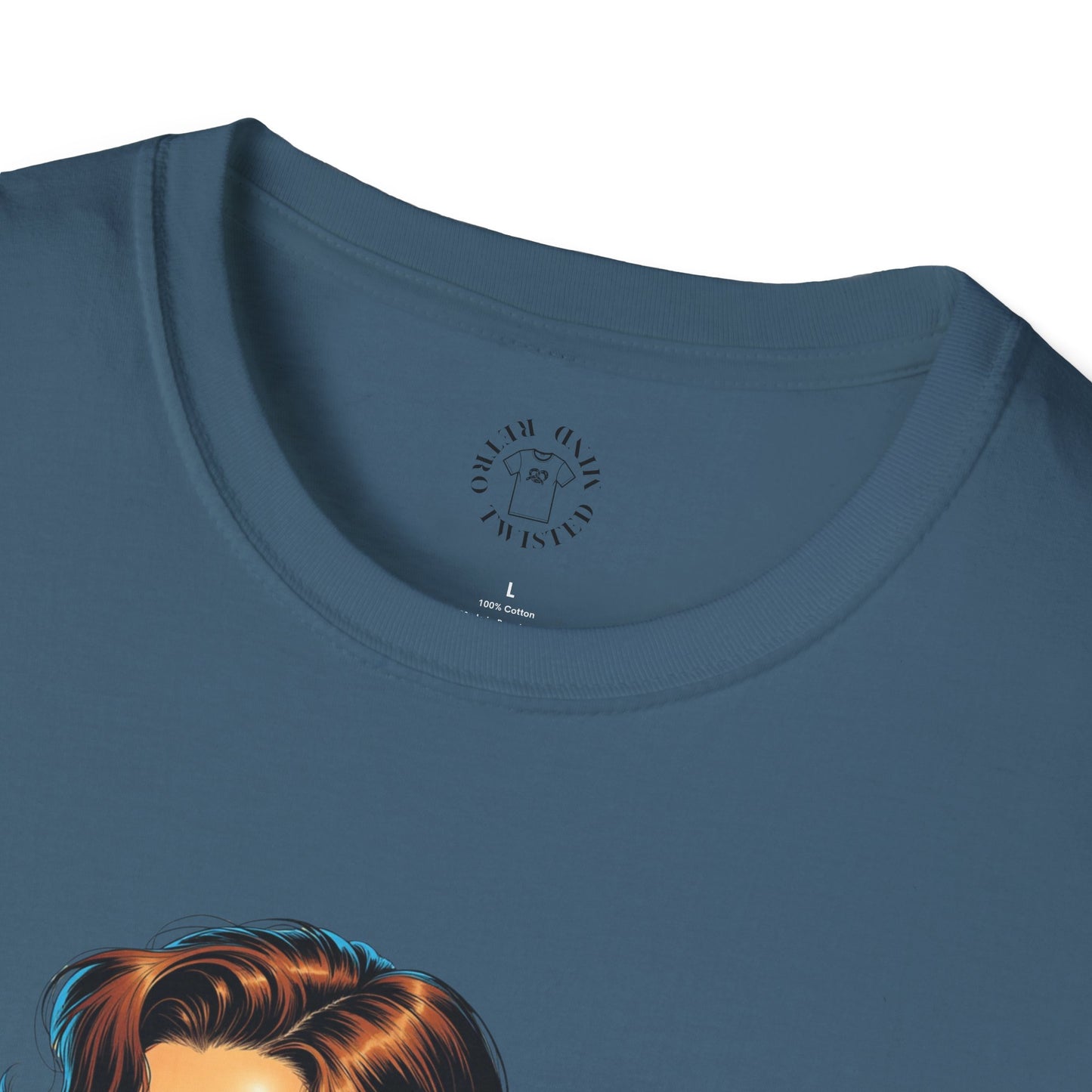 Retro Inspired 'Say Nothin' Unisex Softstyle T-Shirt,twisted