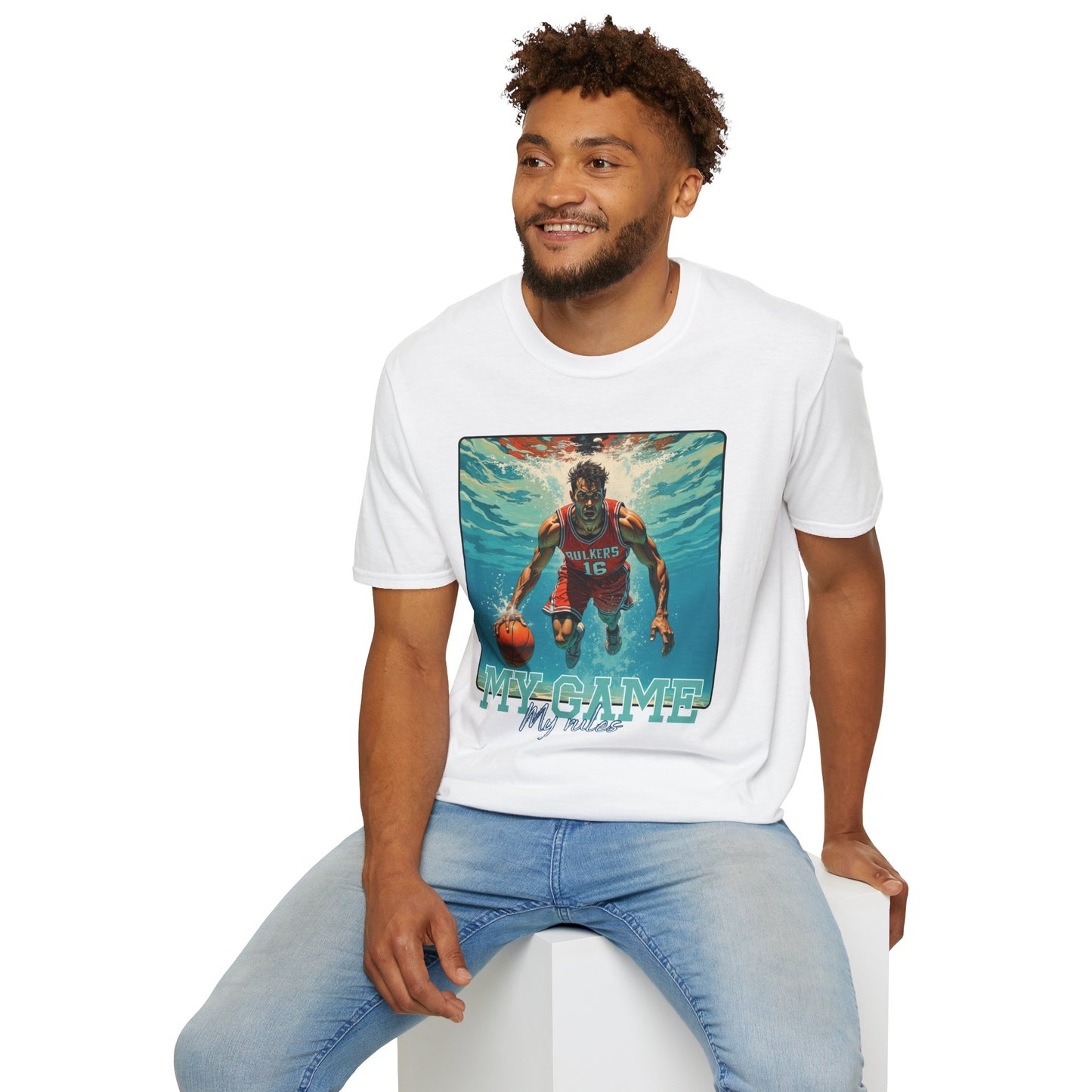 Unisex Softstyle T-Shirt ,basketball,sport
