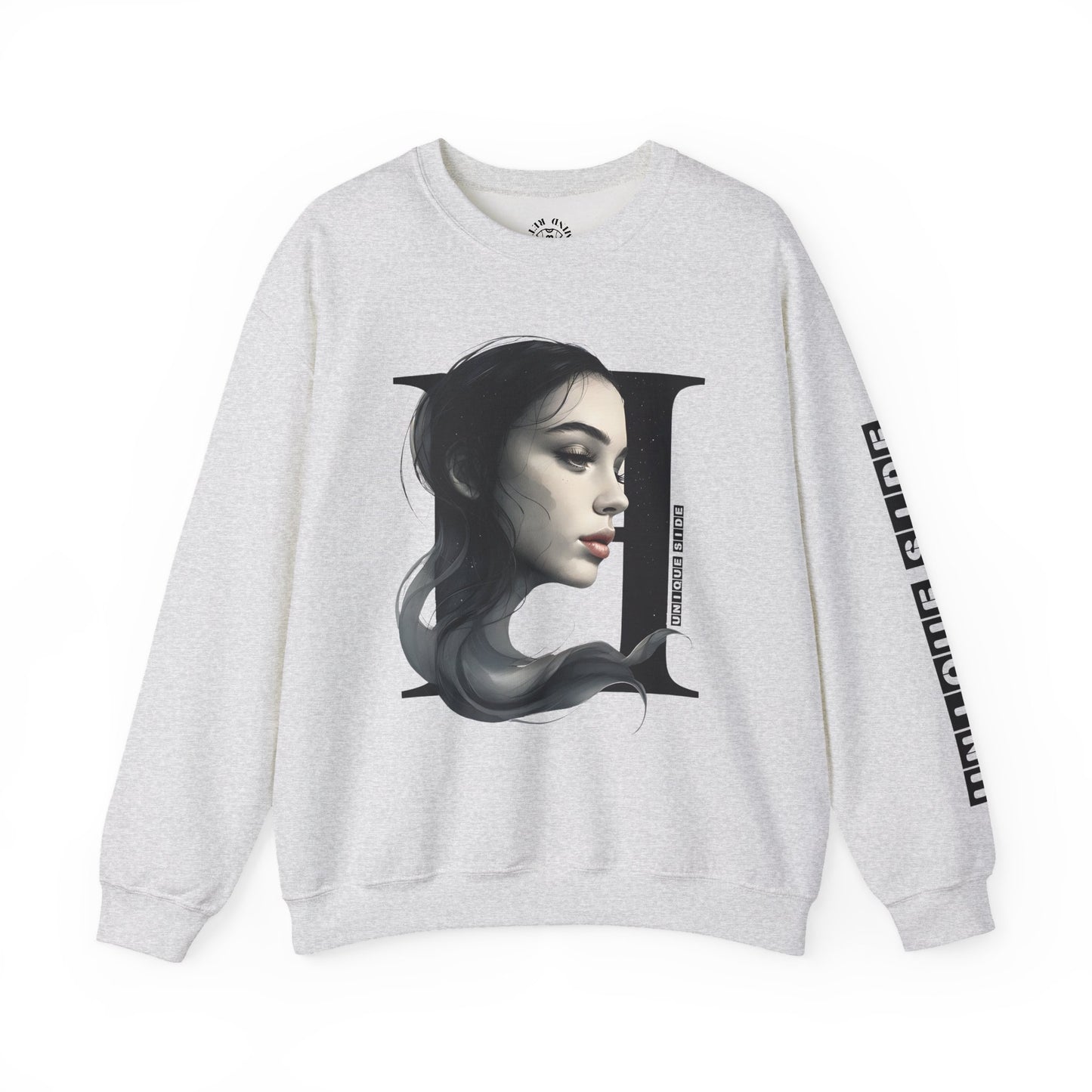 Letter H, Stylish Artistic Sweatshirt, Trendy Crewneck, Graphic Sweater, Cozy Unisex Top, Unique Gift for Art Lovers, Everyday Comfort