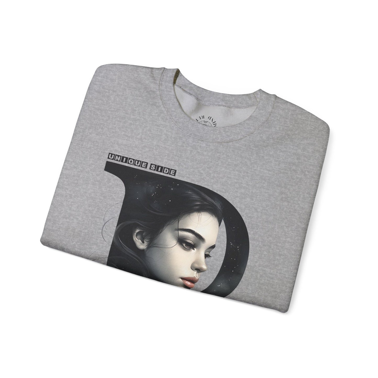 Letter P, Stylish Artistic Sweatshirt, Trendy Crewneck, Graphic Sweater, Cozy Unisex Top, Unique Gift for Art Lovers, Everyday Comfort