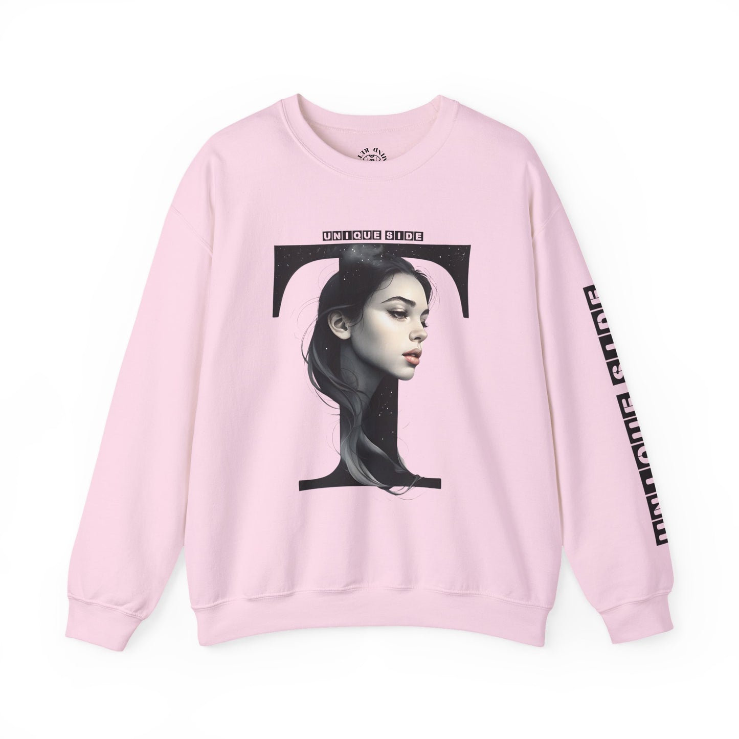 Letter T, Stylish Artistic Sweatshirt, Trendy Crewneck, Graphic Sweater, Cozy Unisex Top, Unique Gift for Art Lovers, Everyday Comfort