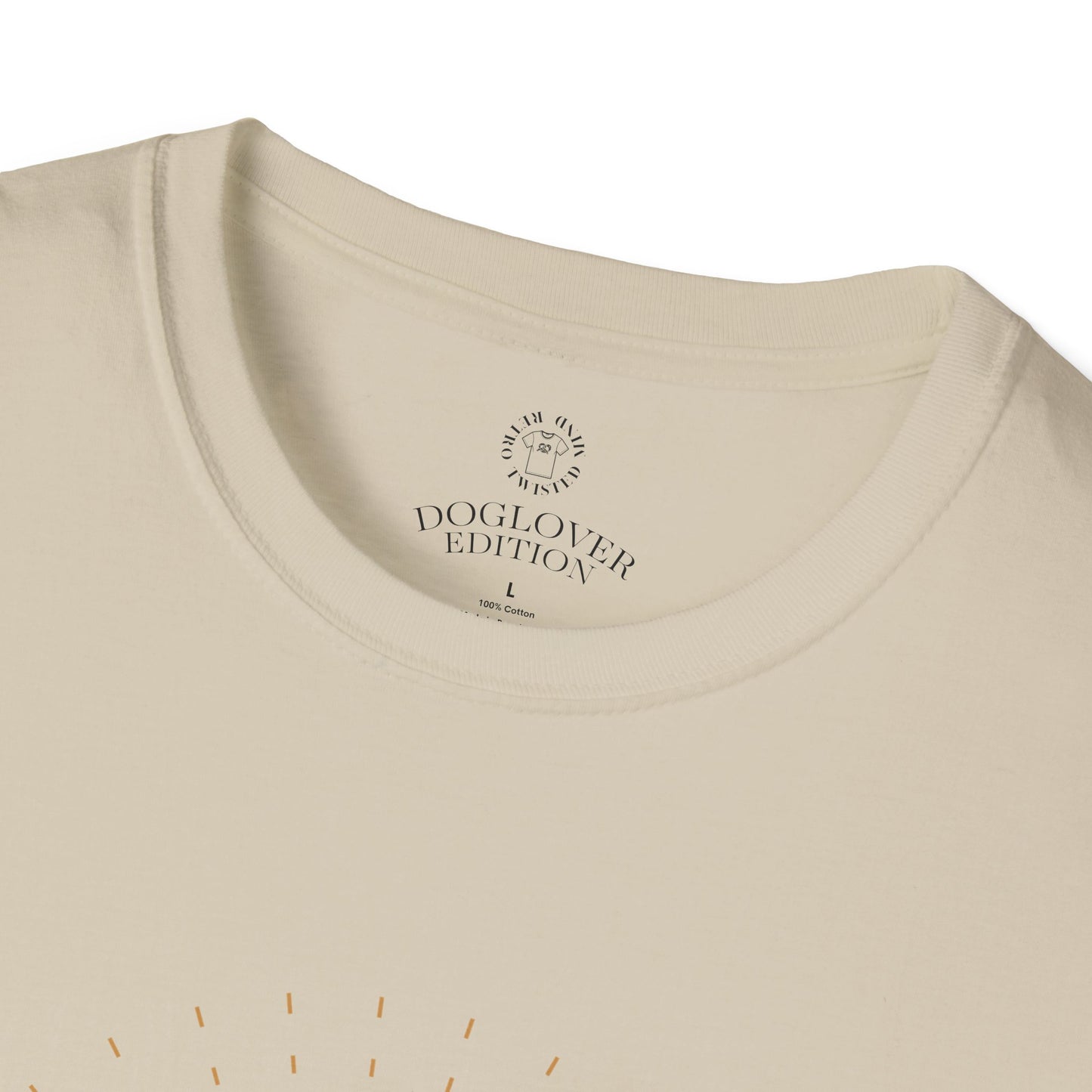 Golden Heart Bulldog Unisex Softstyle T-Shirt