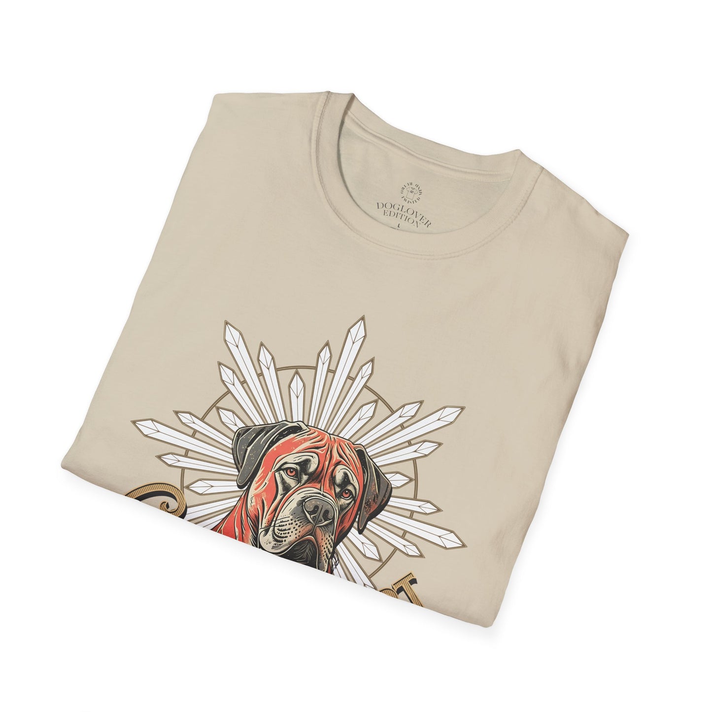 Golden Heart Dog Lover Unisex Softstyle T-Shirt