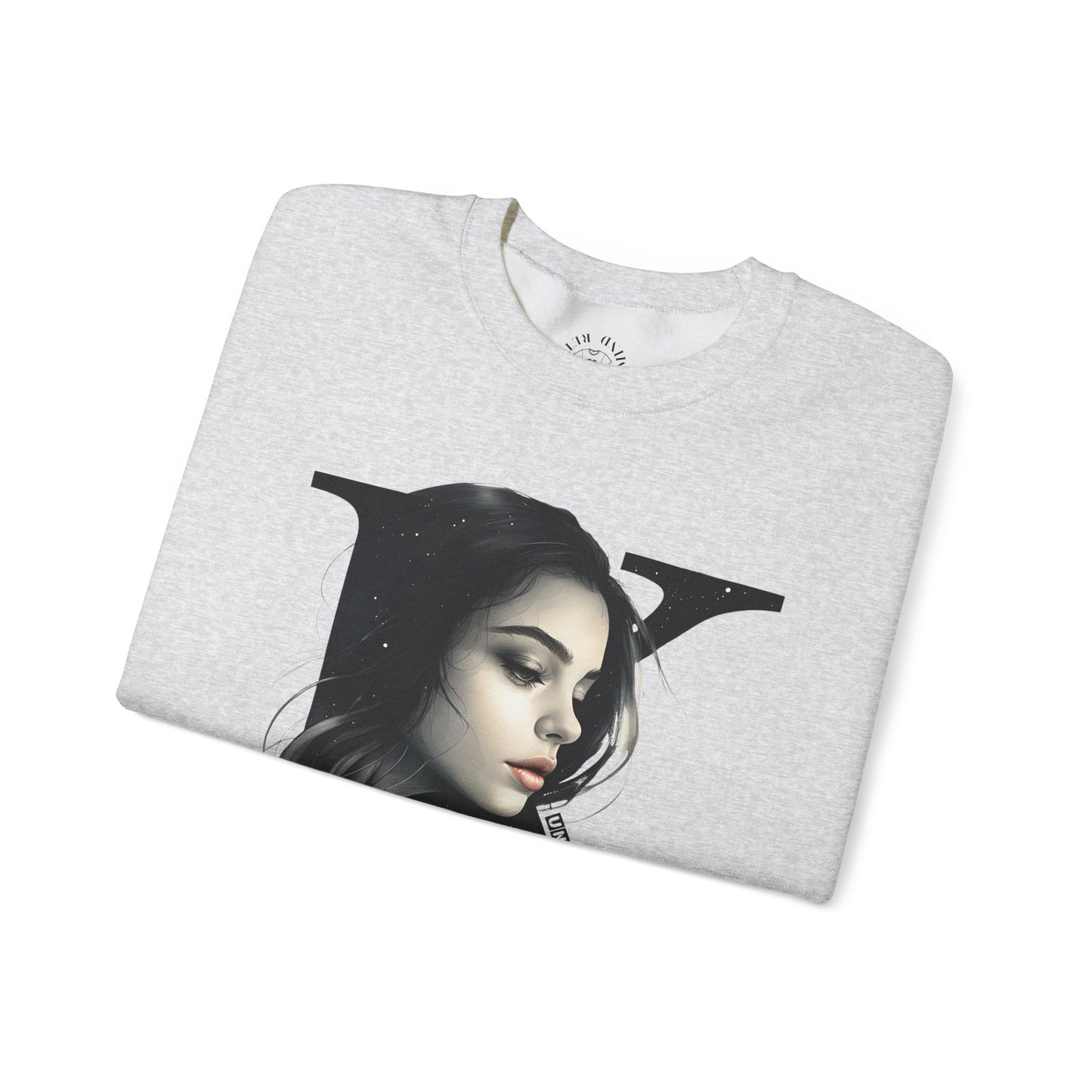 Letter K, Stylish Artistic Sweatshirt, Trendy Crewneck, Graphic Sweater, Cozy Unisex Top, Unique Gift for Art Lovers, Everyday Comfort
