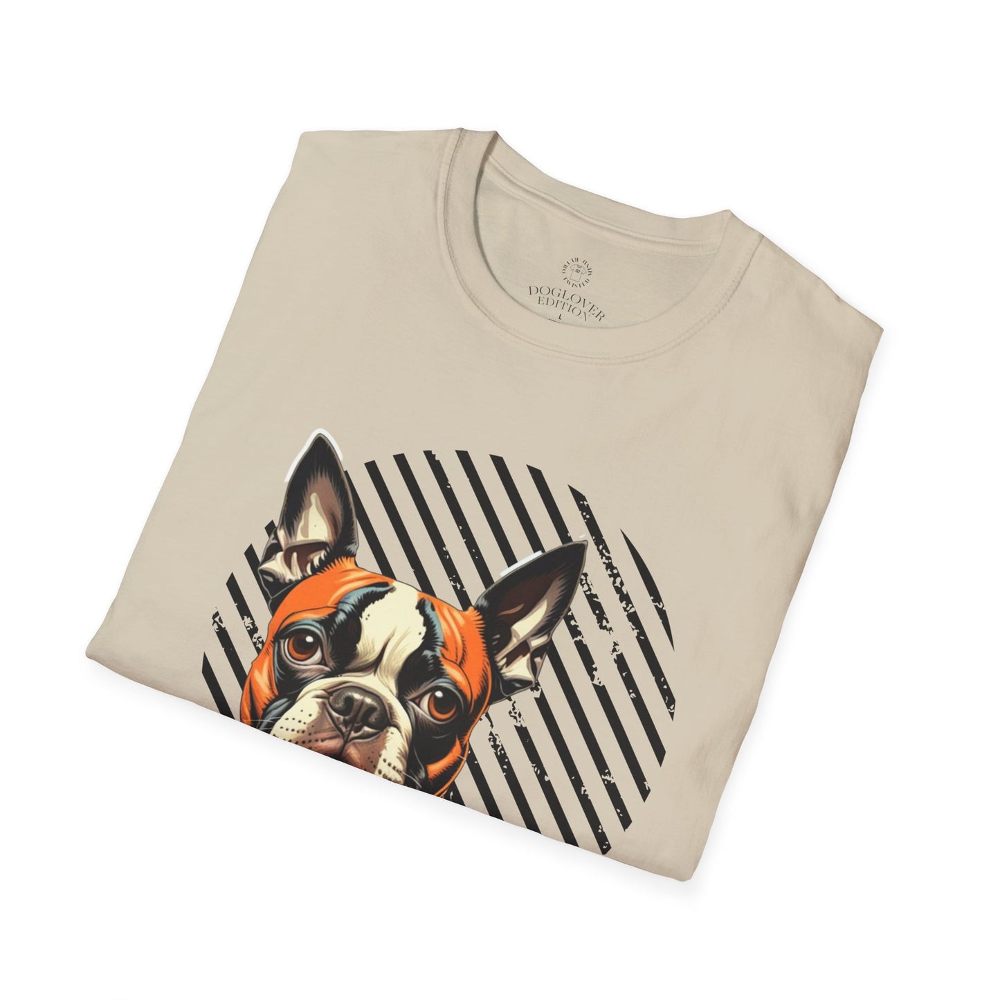 Pure Love French Bulldog T-Shirt | Unisex Softstyle Tee for Dog Lovers