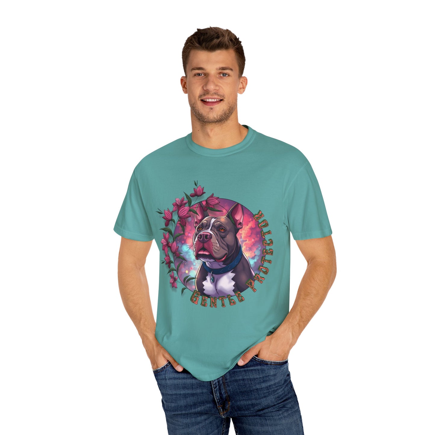 Gentle Protector T-shirt, Dog Lover Gift, Animal Rescue Tee, Pet Awareness Shirt, Mother's Day Present, Casual Everyday Wear