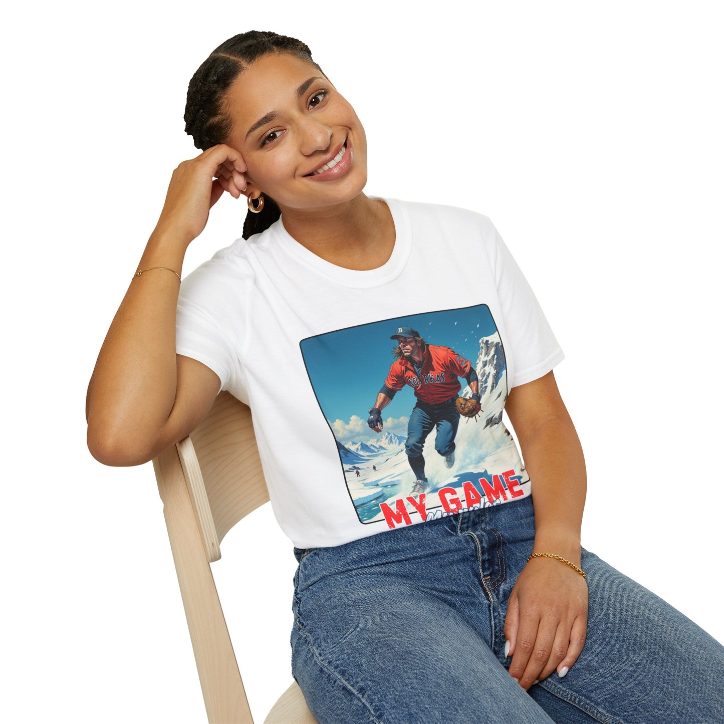 My Game My Rules Unisex Softstyle T-Shirt - Casual Fashion for Sports Lovers,sport , baseball,