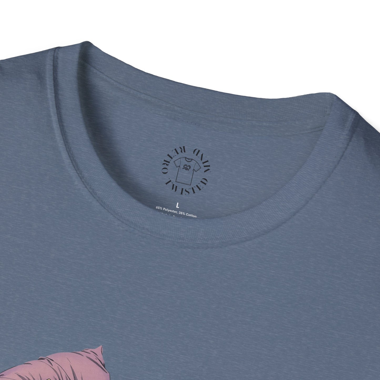 Follow your dream,Go Back to Bed Unisex Softstyle T-Shirt - Sleepy Vibe Tee,