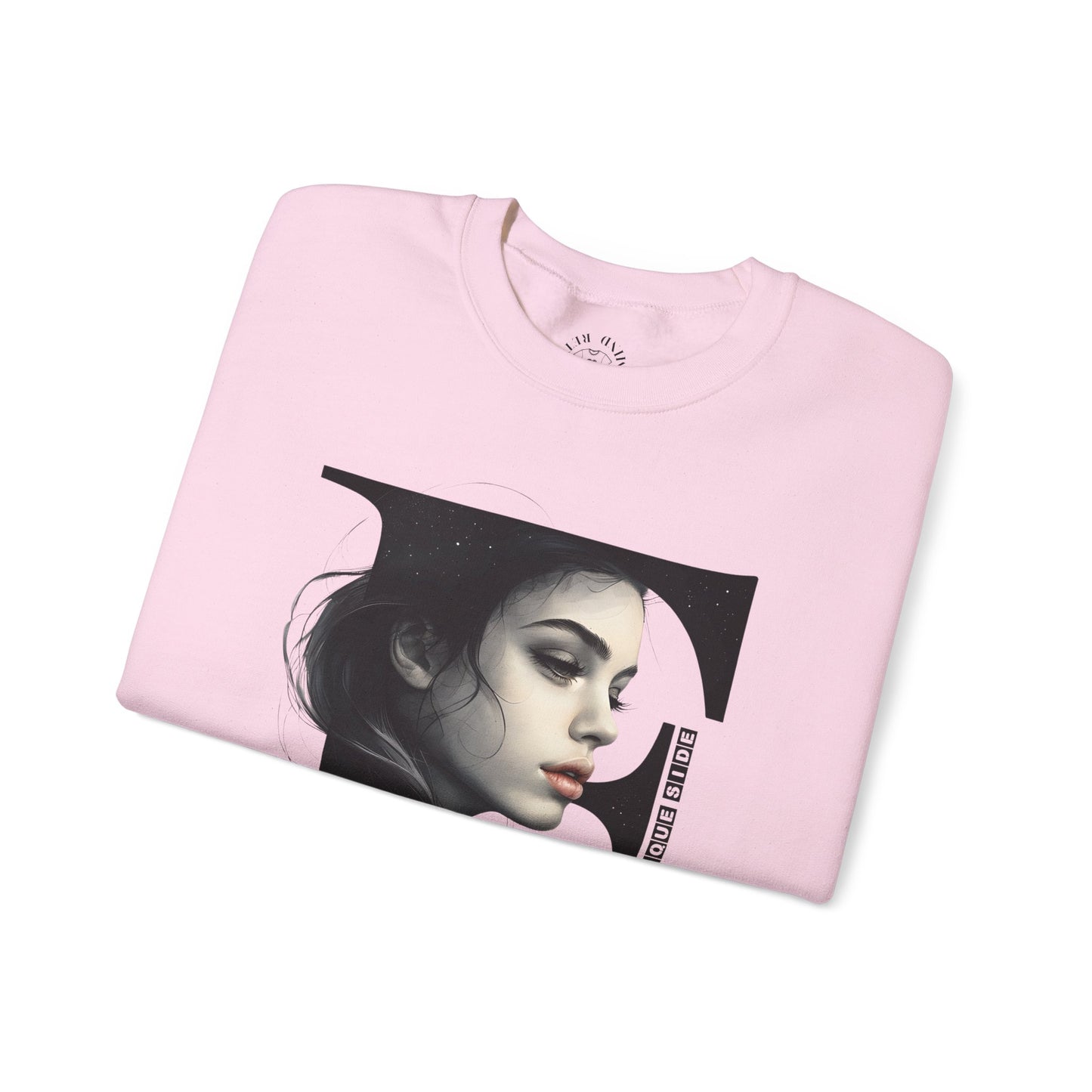 Letter F, Stylish Artistic Sweatshirt, Trendy Crewneck, Graphic Sweater, Cozy Unisex Top, Unique Gift for Art Lovers, Everyday Comfort