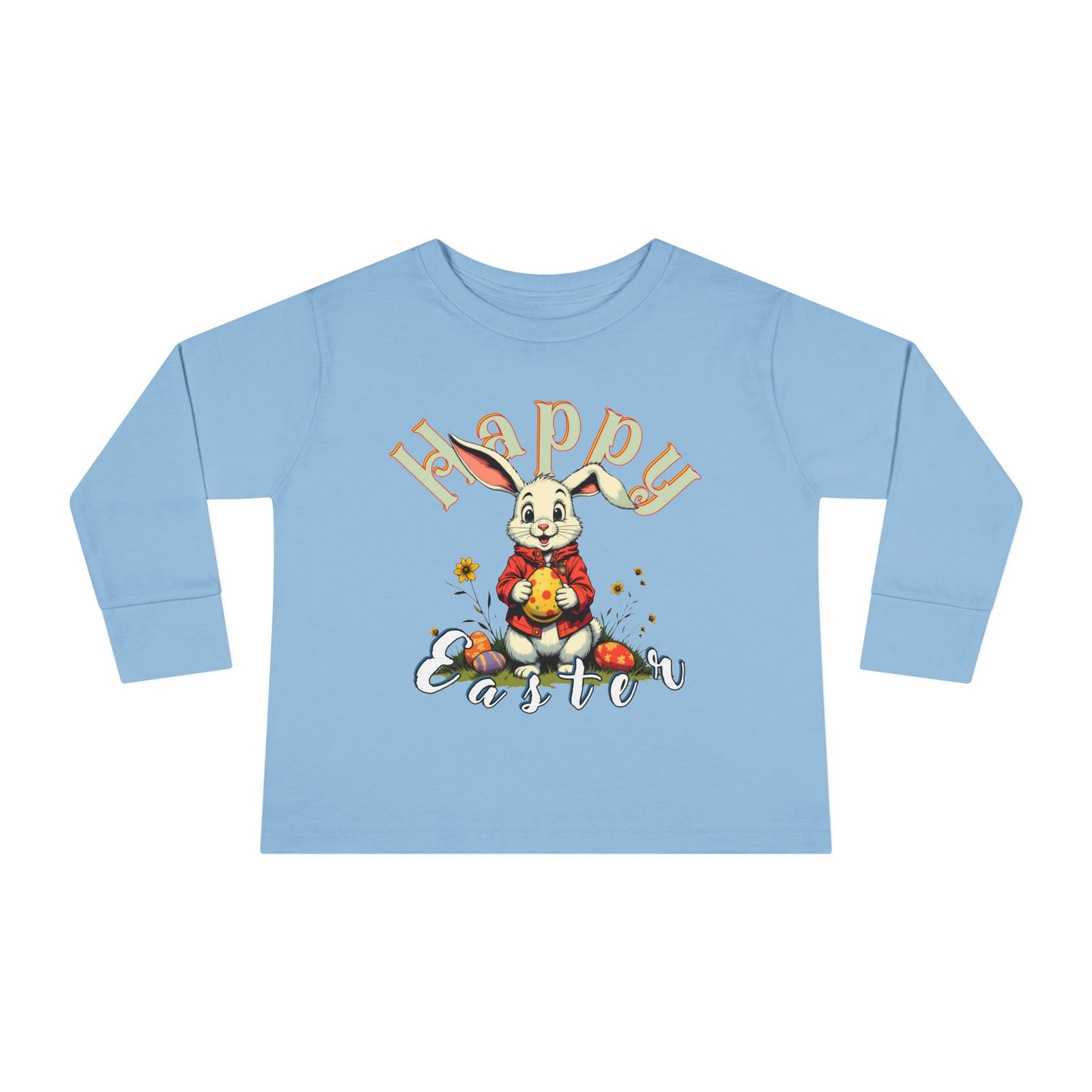 Happy Easter Toddler Long Sleeve Tee,baby