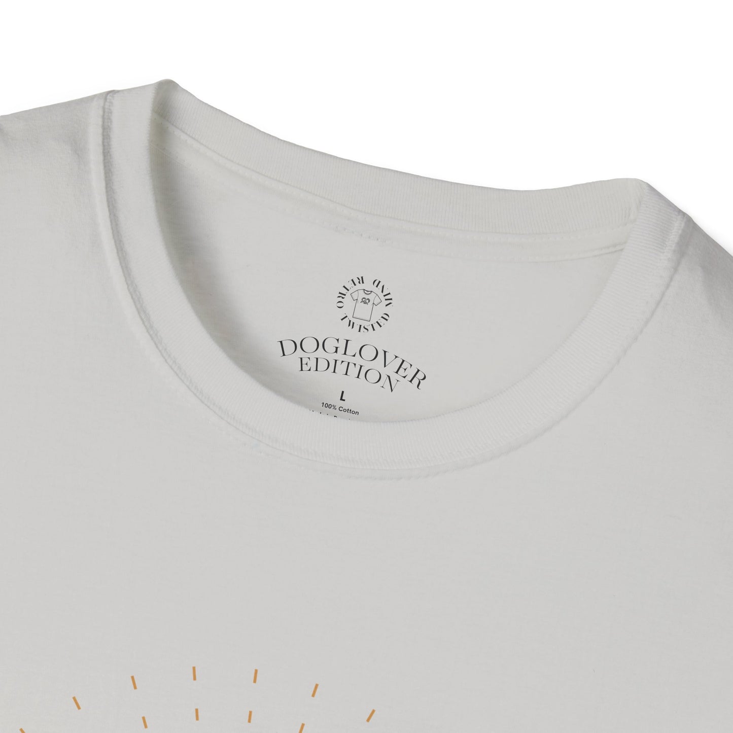 Golden Heart Bulldog Unisex Softstyle T-Shirt