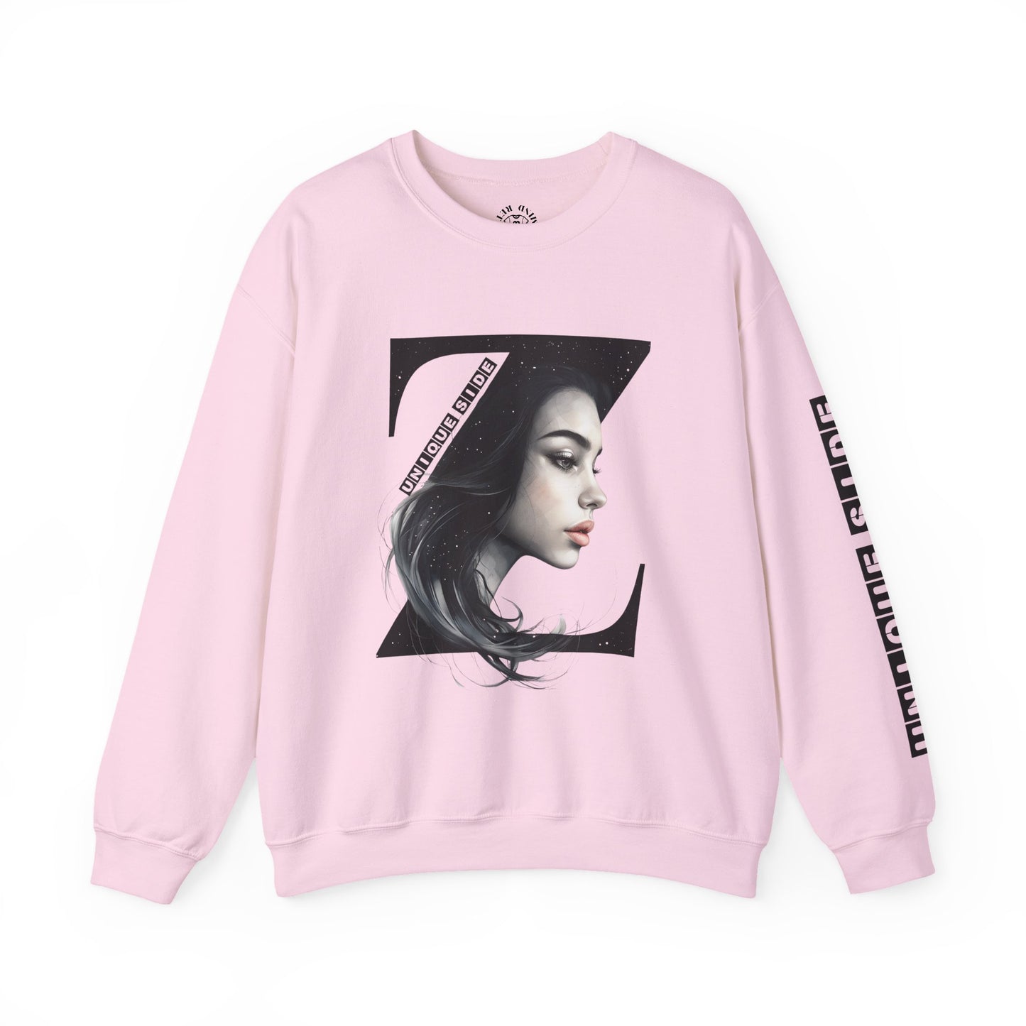 Letter Z, Stylish Artistic Sweatshirt, Trendy Crewneck, Graphic Sweater, Cozy Unisex Top, Unique Gift for Art Lovers, Everyday Comfort