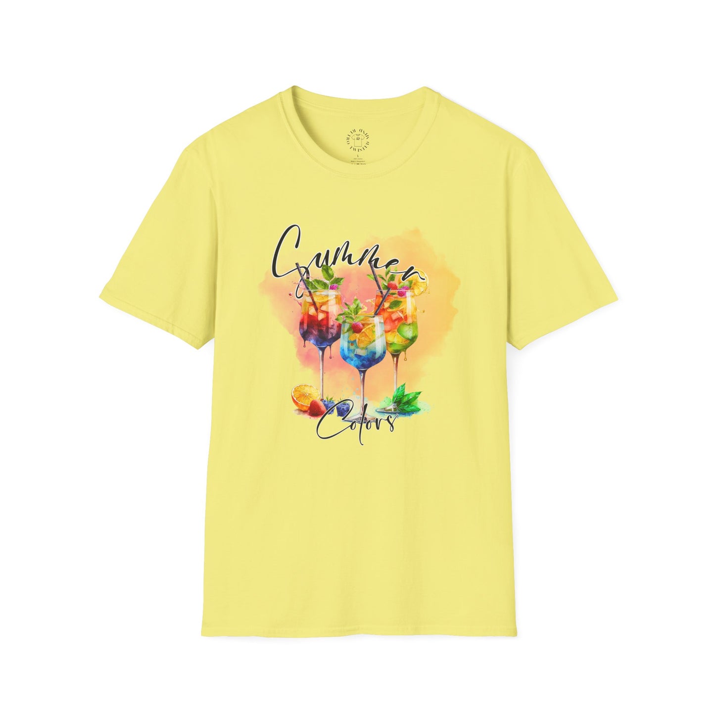 Colorful Floral Summer Unisex T-Shirt, Boho Shirt, Gift for Her, Vacation Tee, Festival Apparel, Summer Outfit