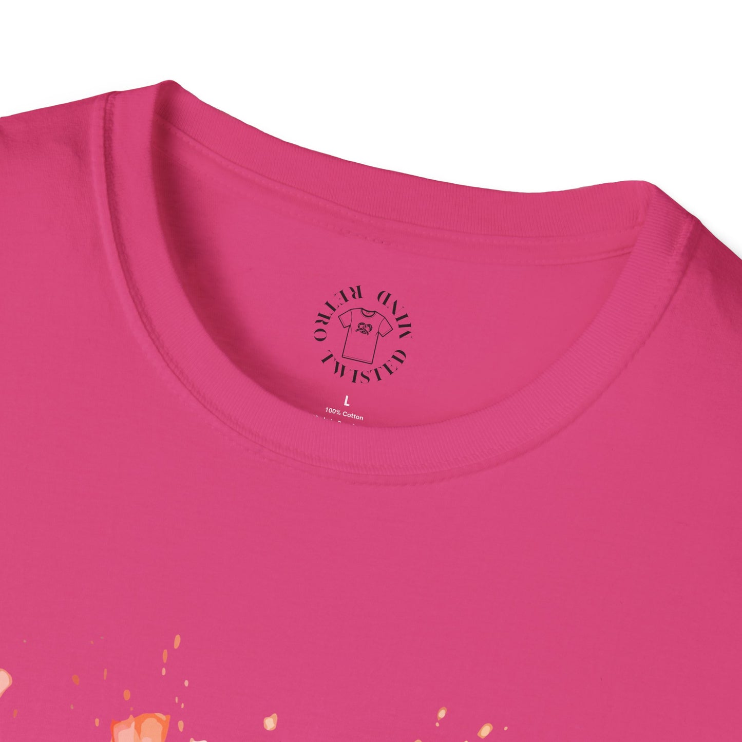 Colorful Artistic T-Shirt with Inspirational Design, Unisex Softstyle Tee, Gift for Art Lovers, Casual Wear, Birthday Gift Idea