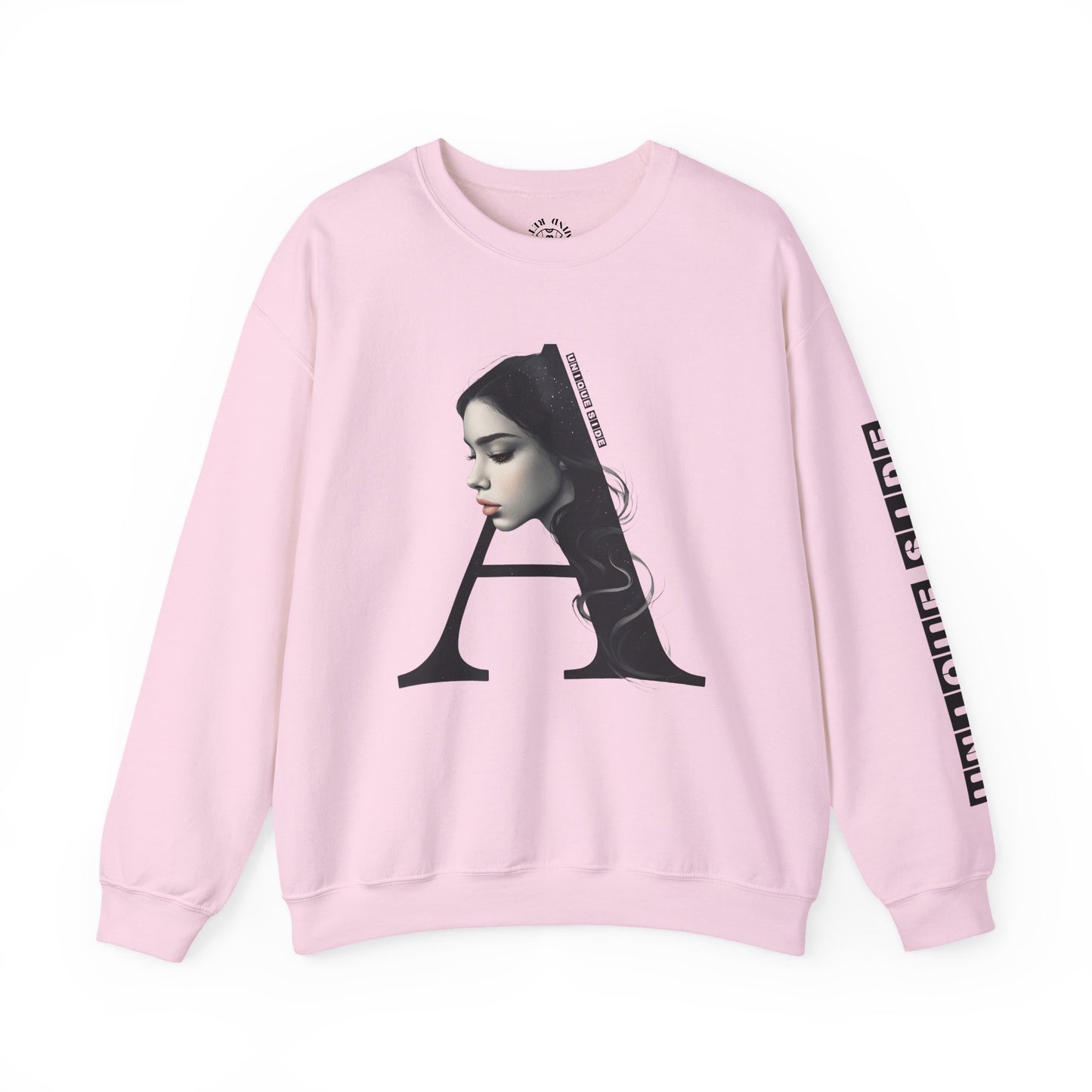 Letter A,Stylish Artistic Sweatshirt, Trendy Crewneck, Graphic Sweater, Cozy Unisex Top, Unique Gift for Art Lovers, Everyday Comfort