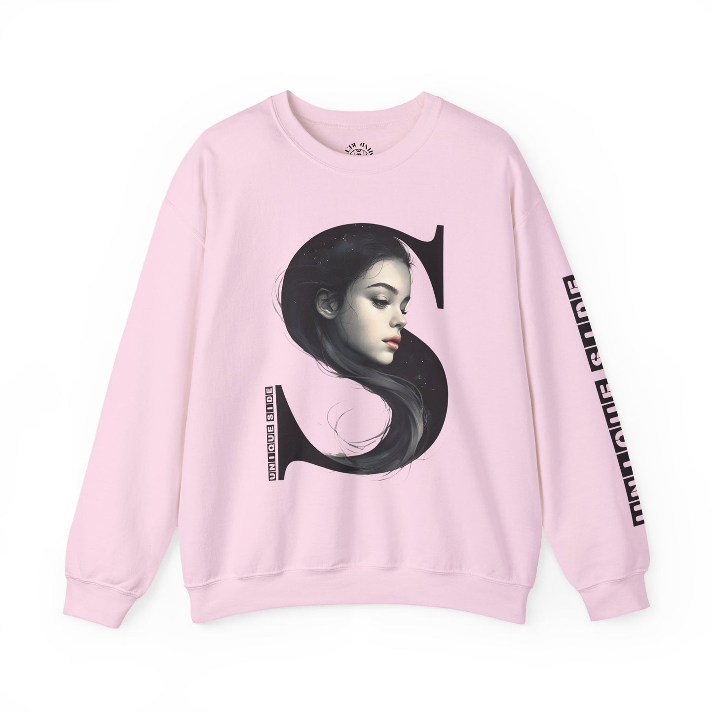 Letter S, Stylish Artistic Sweatshirt, Trendy Crewneck, Graphic Sweater, Cozy Unisex Top, Unique Gift for Art Lovers, Everyday Comfort