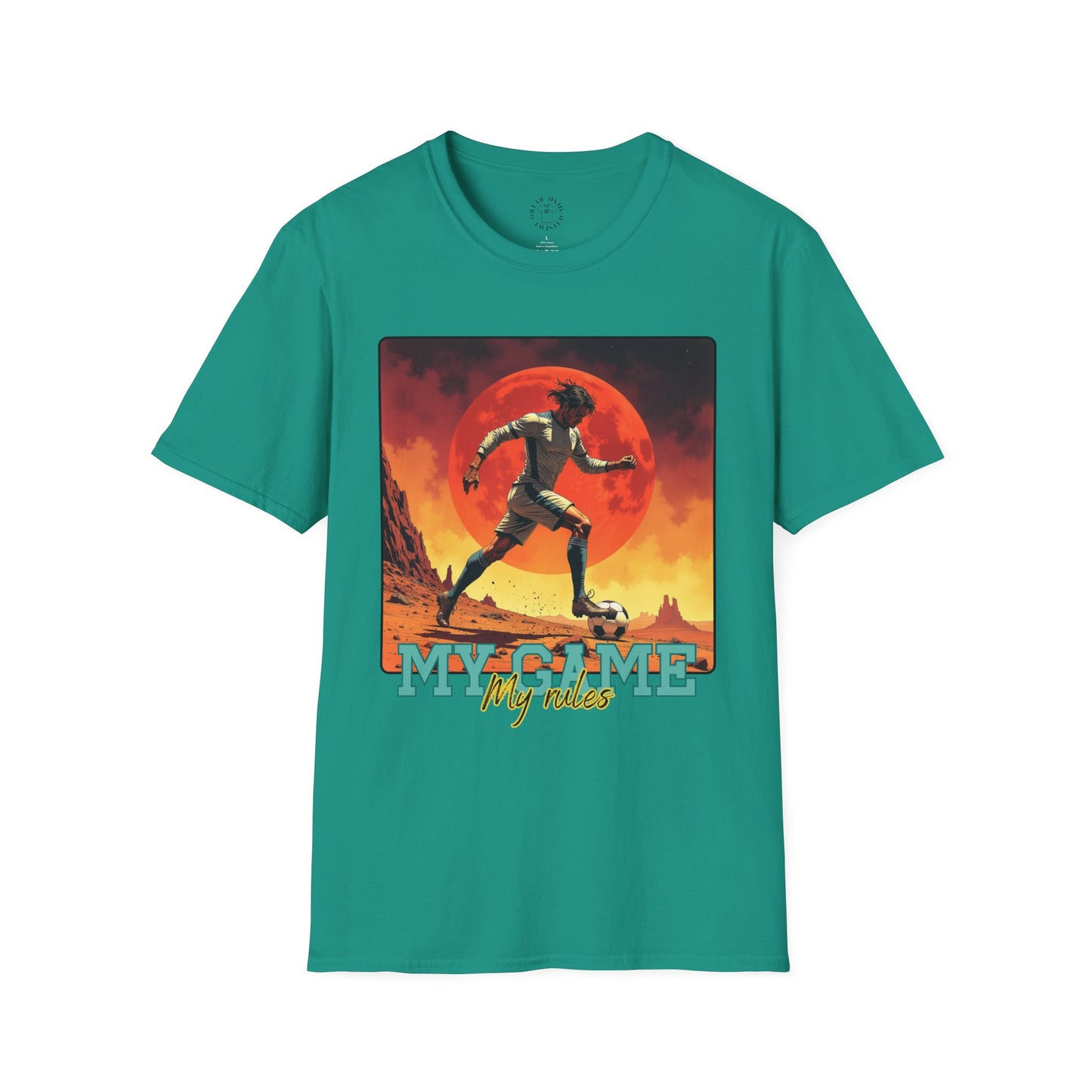 My Game My Rules Unisex Softstyle T-Shirt,soccer ,sport