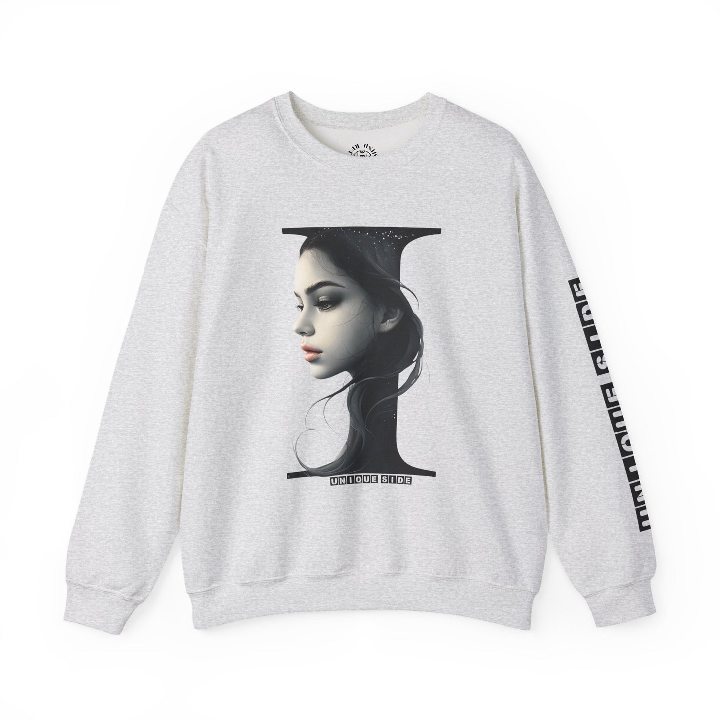 Letter I, Stylish Artistic Sweatshirt, Trendy Crewneck, Graphic Sweater, Cozy Unisex Top, Unique Gift for Art Lovers, Everyday Comfort