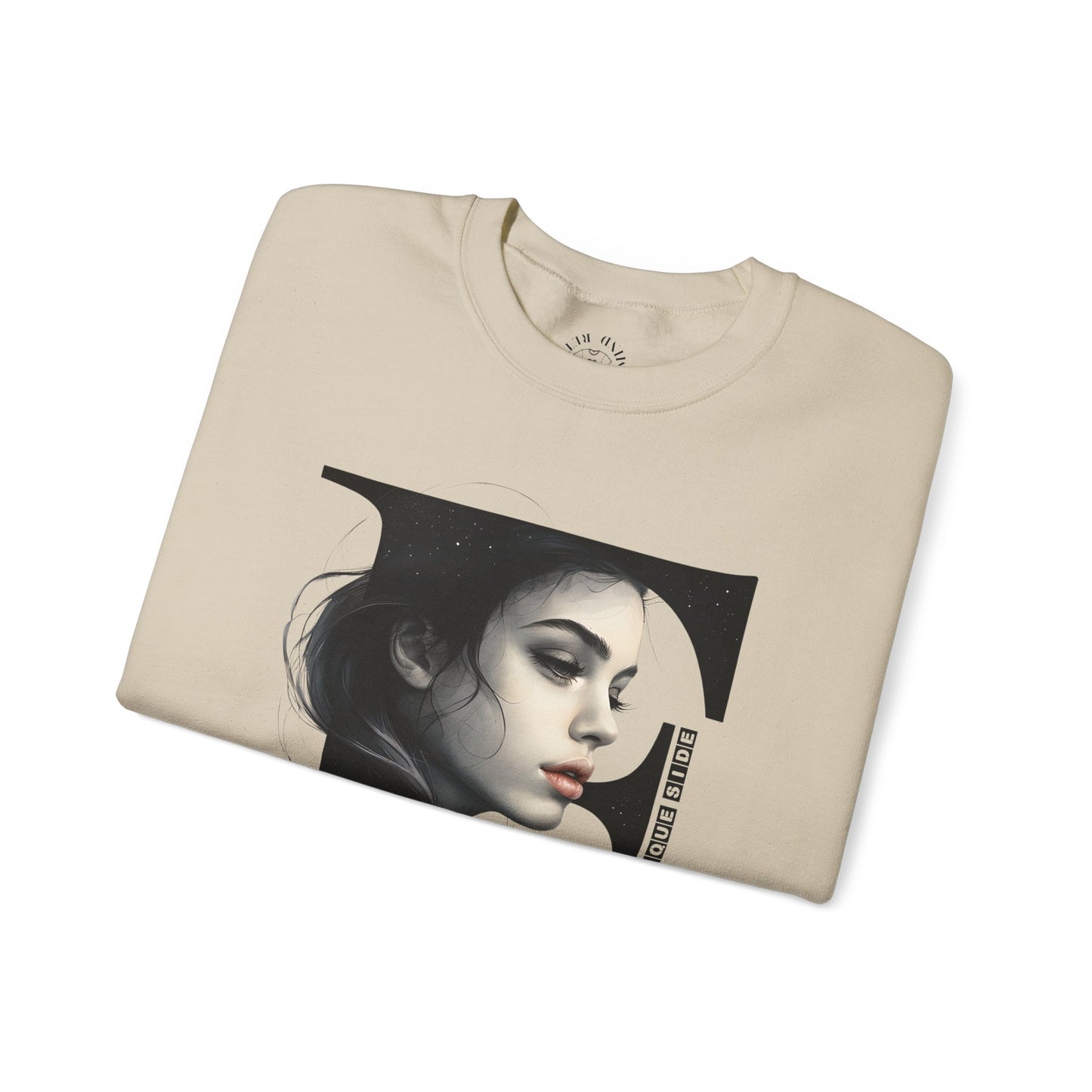 Letter F, Stylish Artistic Sweatshirt, Trendy Crewneck, Graphic Sweater, Cozy Unisex Top, Unique Gift for Art Lovers, Everyday Comfort