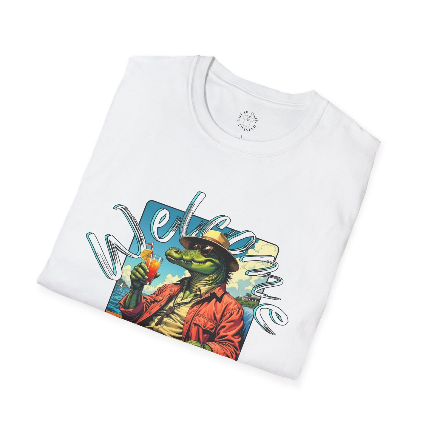 Welcome to Florida Graphic Unisex Softstyle T-Shirt, florida,gator