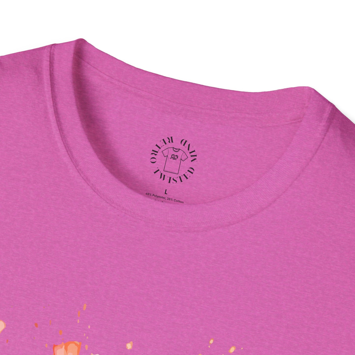 Colorful Artistic T-Shirt with Inspirational Design, Unisex Softstyle Tee, Gift for Art Lovers, Casual Wear, Birthday Gift Idea