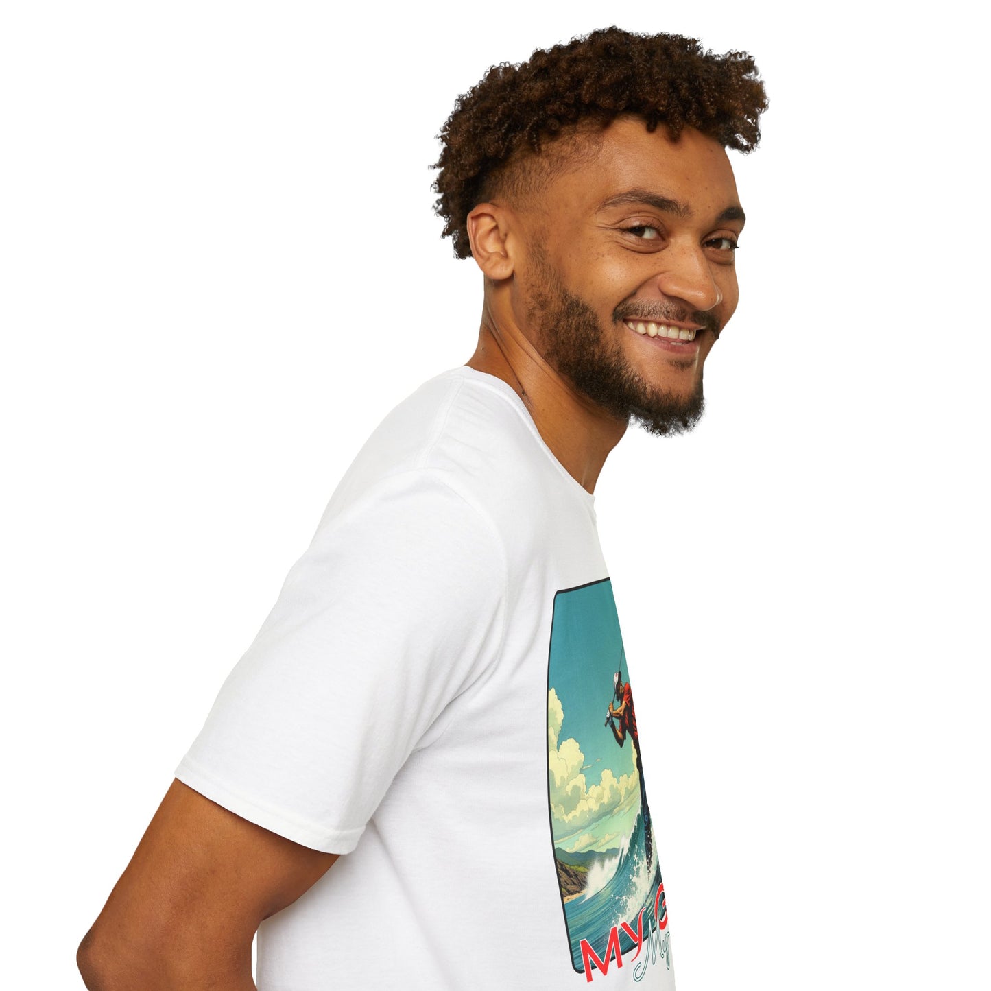 My Game Unisex Softstyle T-Shirt - Retro Golf Graphic Tee, golf, ocean,sport