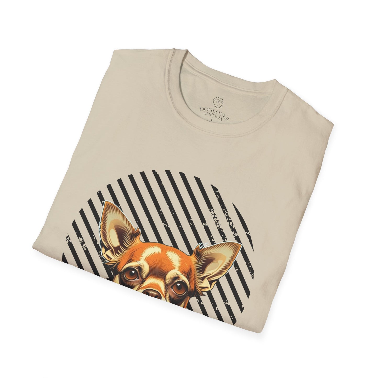 Dog Lover's Pure Love Unisex T-Shirt | Vibrant Orange Dog Design