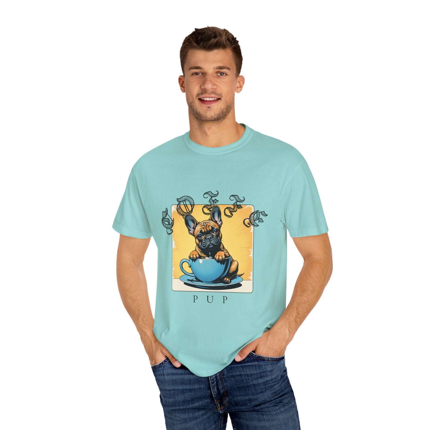 Playful Pup Unisex Garment-Dyed T-Shirt