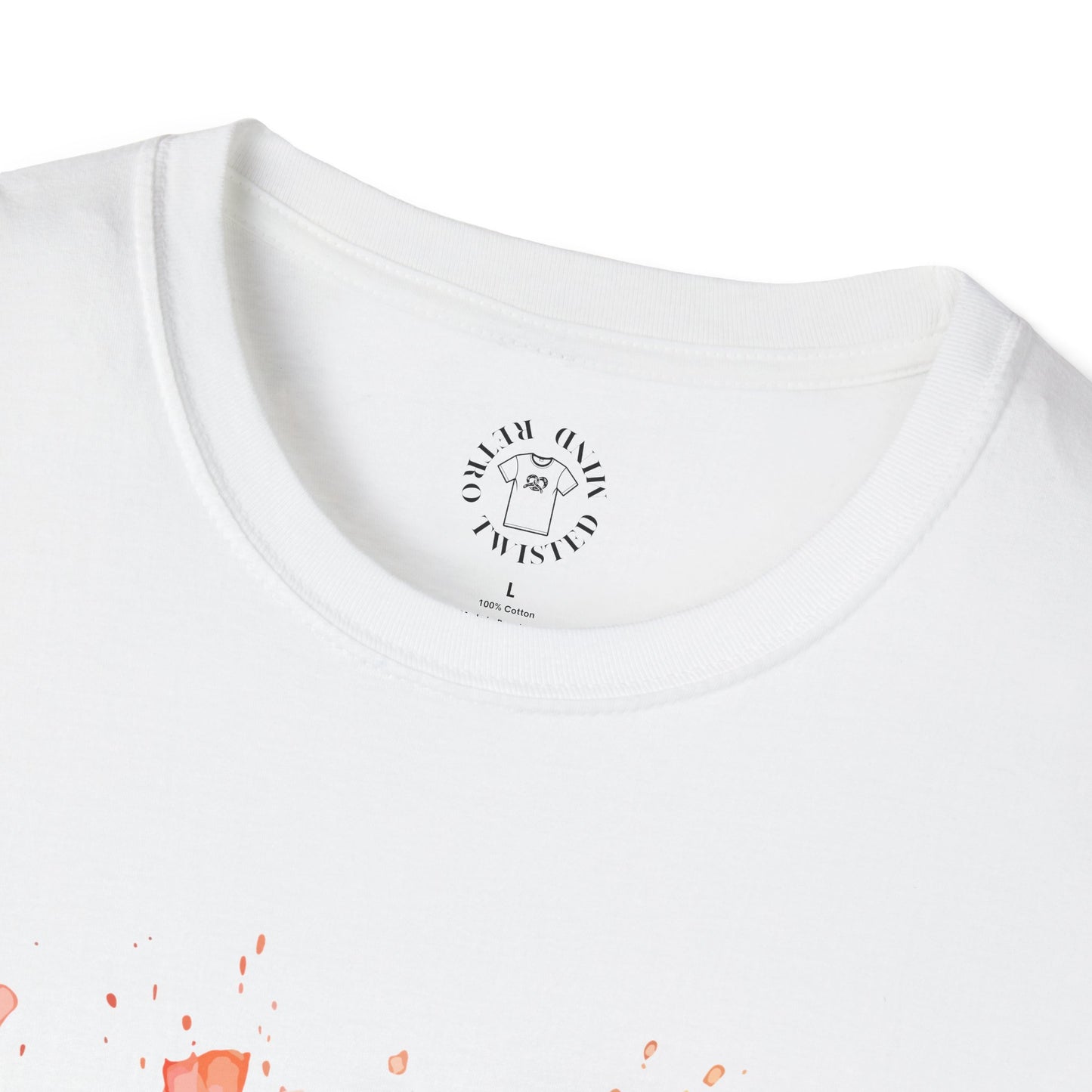 Colorful Artistic T-Shirt with Inspirational Design, Unisex Softstyle Tee, Gift for Art Lovers, Casual Wear, Birthday Gift Idea