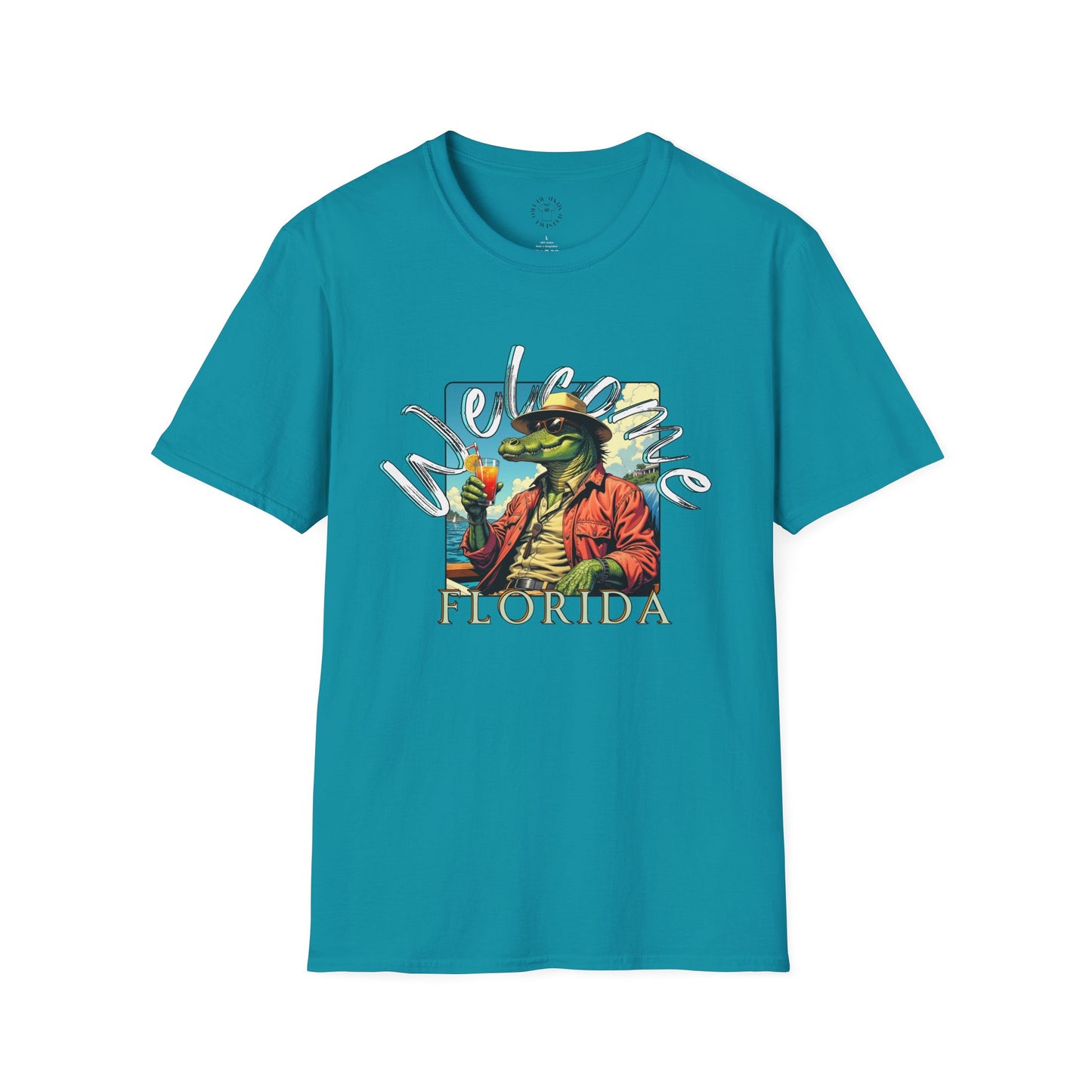 Welcome to Florida Graphic Unisex Softstyle T-Shirt, florida,gator