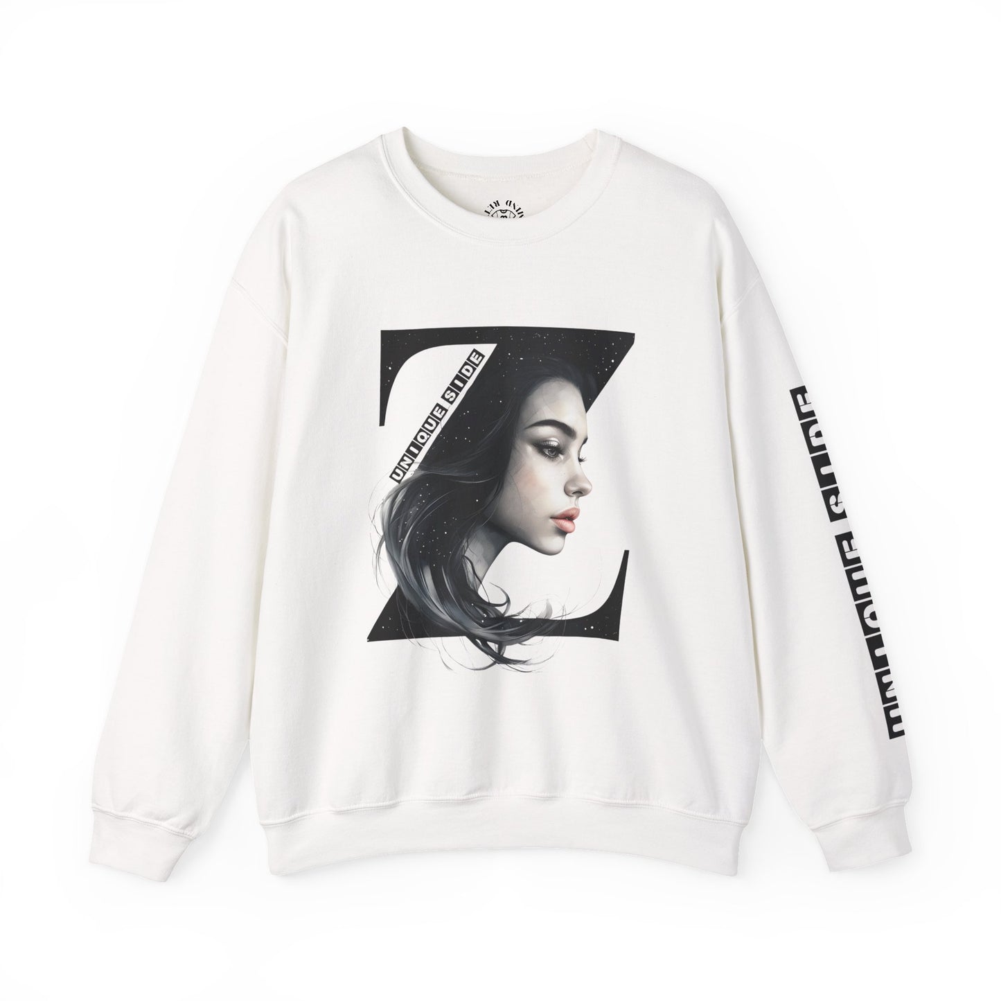 Letter Z, Stylish Artistic Sweatshirt, Trendy Crewneck, Graphic Sweater, Cozy Unisex Top, Unique Gift for Art Lovers, Everyday Comfort