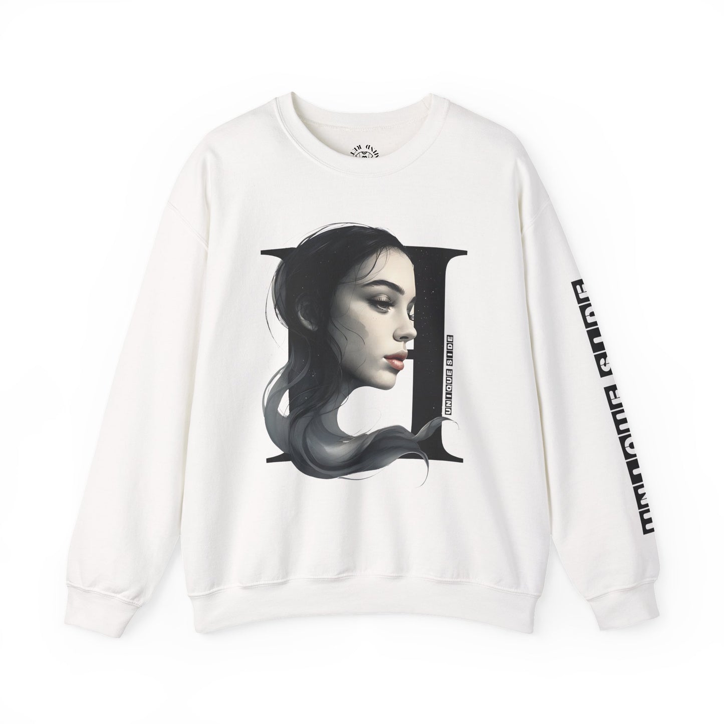 Letter H, Stylish Artistic Sweatshirt, Trendy Crewneck, Graphic Sweater, Cozy Unisex Top, Unique Gift for Art Lovers, Everyday Comfort