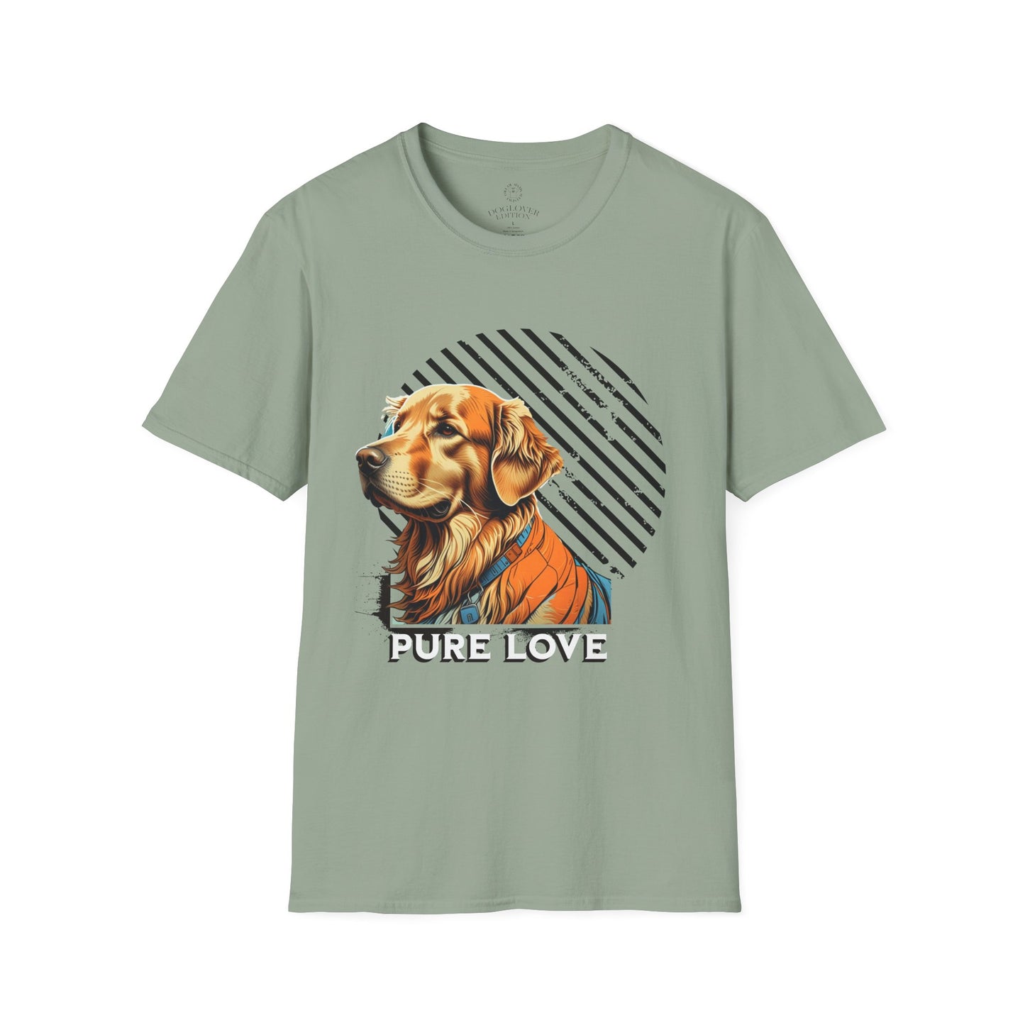 Pure Love Dog Unisex Softstyle T-Shirt - Perfect for Pet Lovers