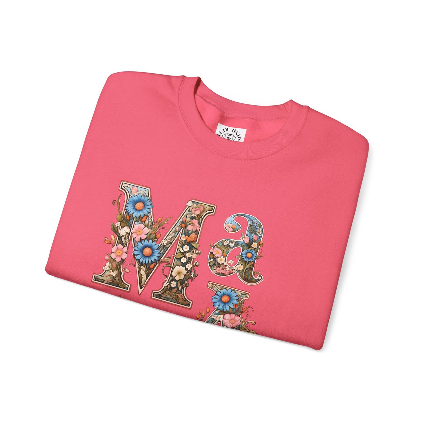 Unisex Heavy Blend™ Crewneck Sweatshirt,mother day gift, mama ,flower