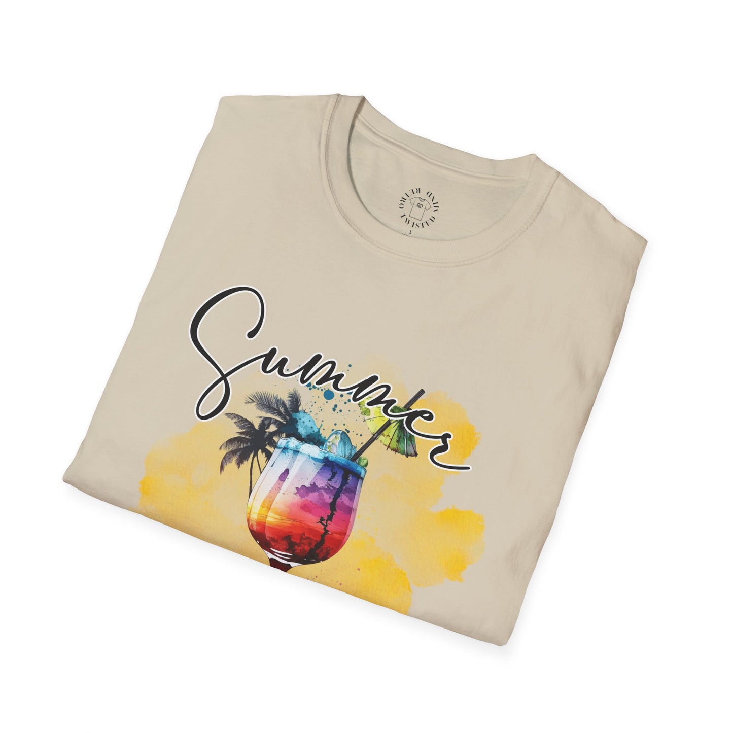 Summer Colors T-Shirt, Unisex Tee for Beach Days, Vacation Style, Summer Outing, Travel Shirt, Gift for Him/Her